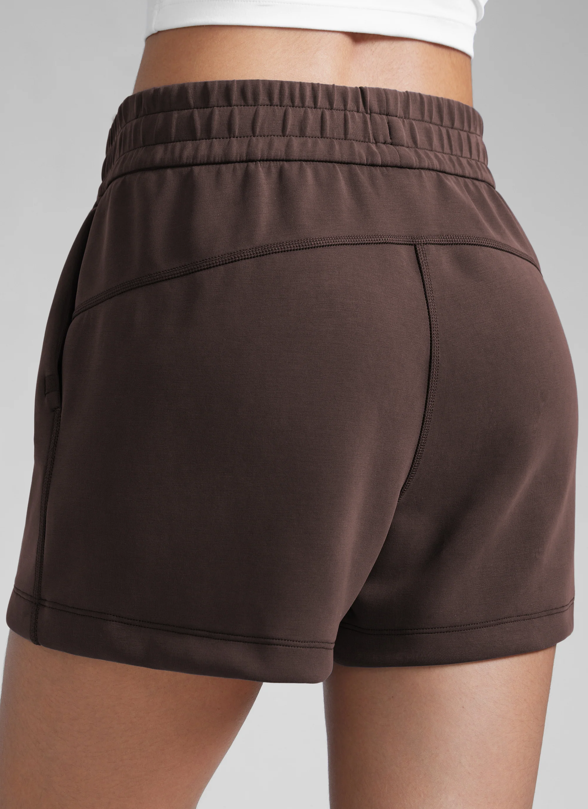 SoftAura Drawstring Pocket Sweat Shorts 4” - Image 40