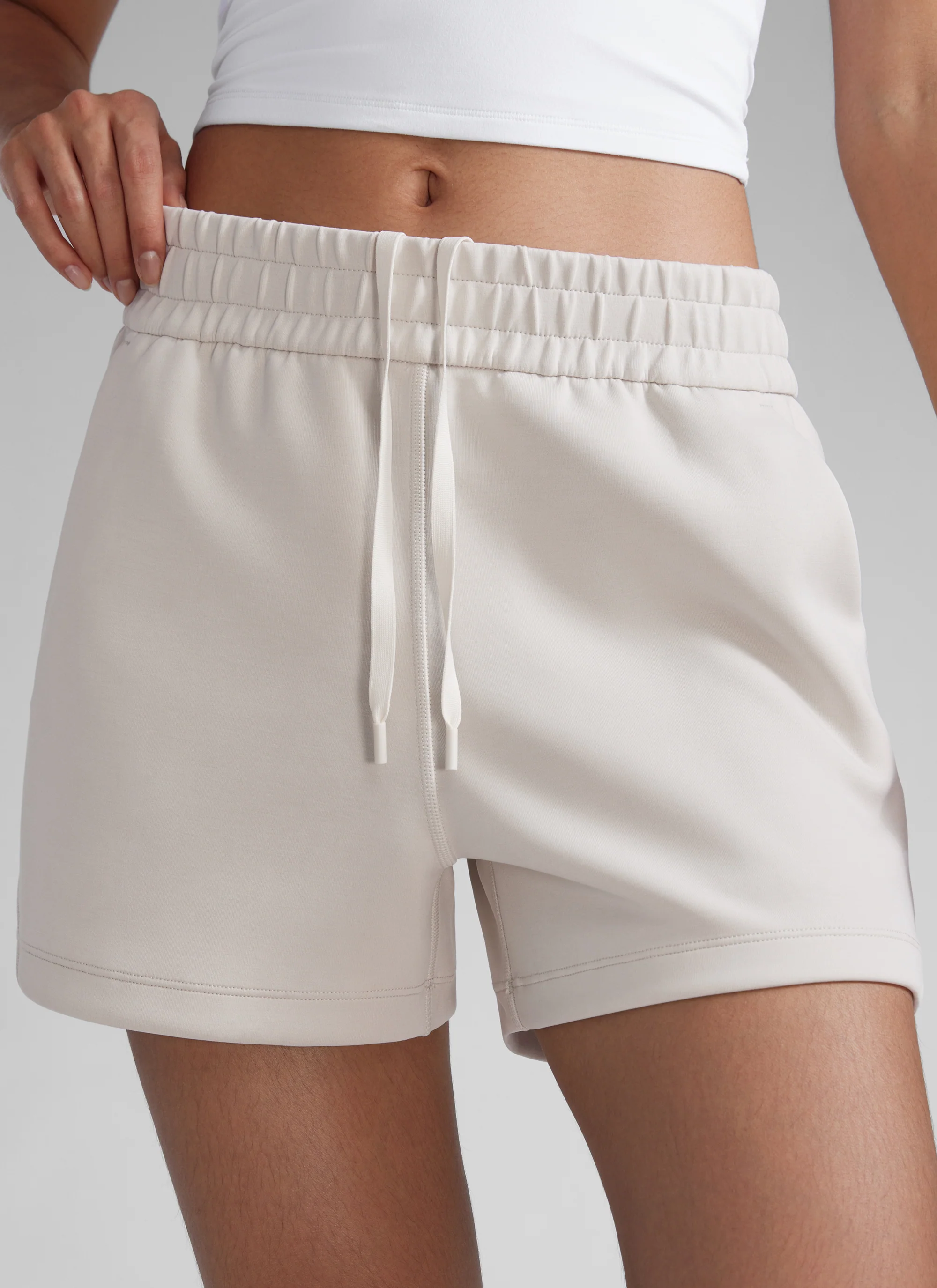 SoftAura Drawstring Pocket Sweat Shorts 4” - Image 5