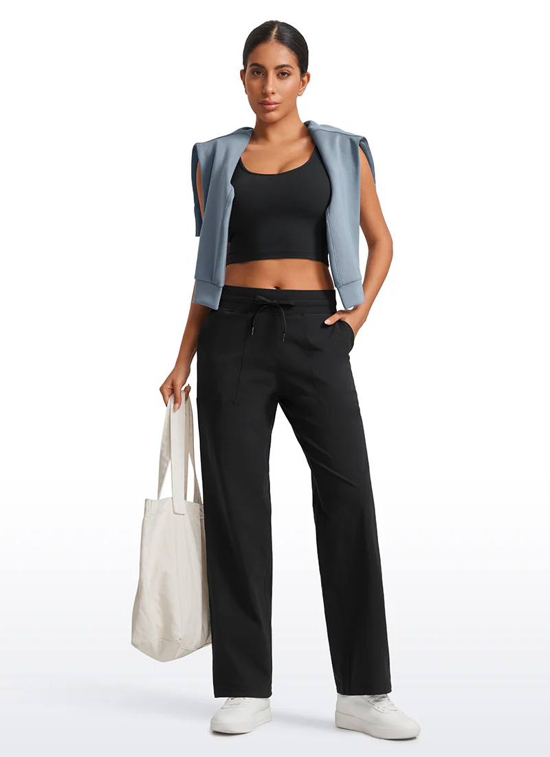 Strech Straight Leg High Rise Pant 30'' - Image 3