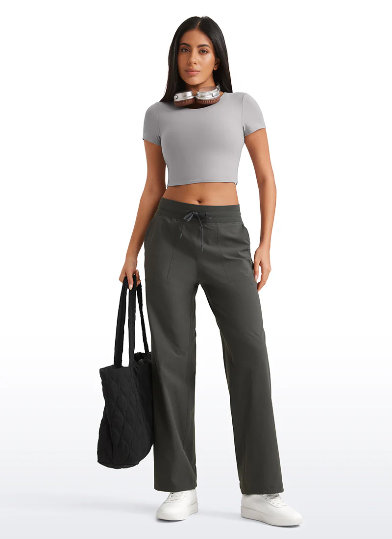 Strech Straight Leg High Rise Pant 30'' - Image 8
