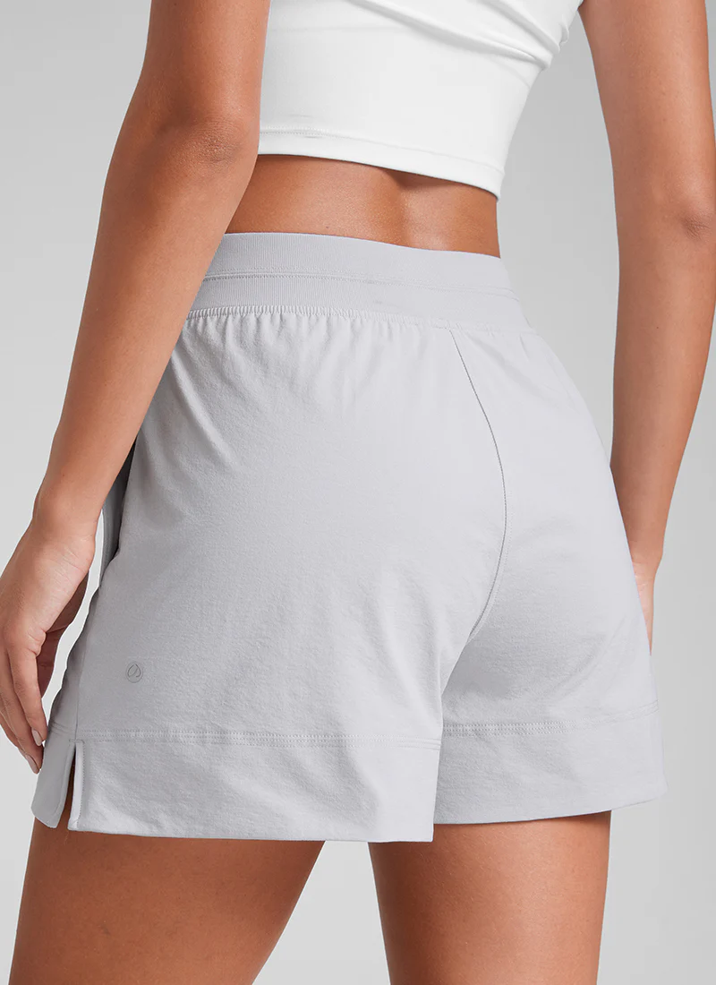 Linerless High Rise V Slit Pocket Shorts 4" - Image 34