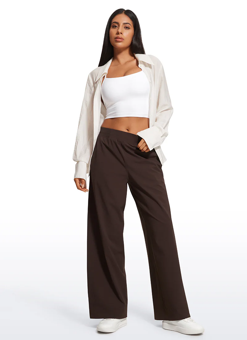 Stretch Wide Leg Casual Pant 30" - Image 11