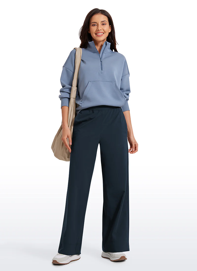 Stretch Wide Leg Casual Pant 30" - Image 15