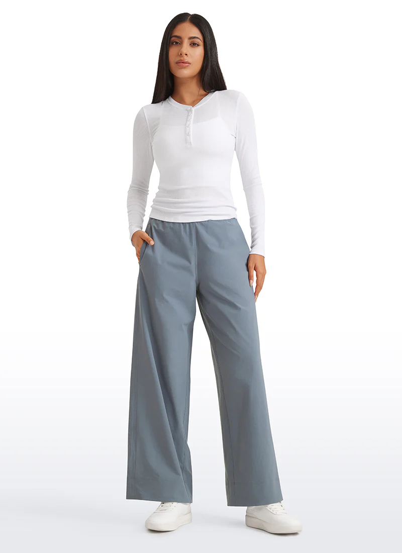 Stretch Wide Leg Casual Pant 30" - Image 19