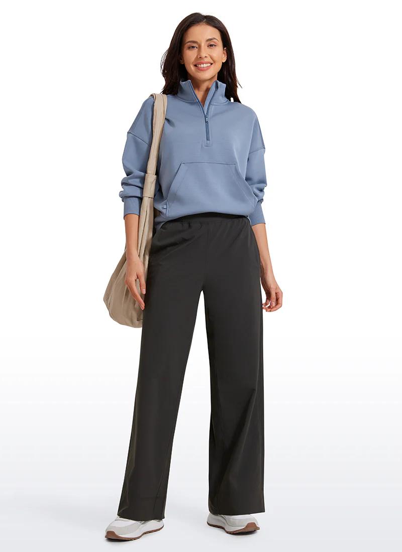 Stretch Wide Leg Casual Pant 30" - Image 3
