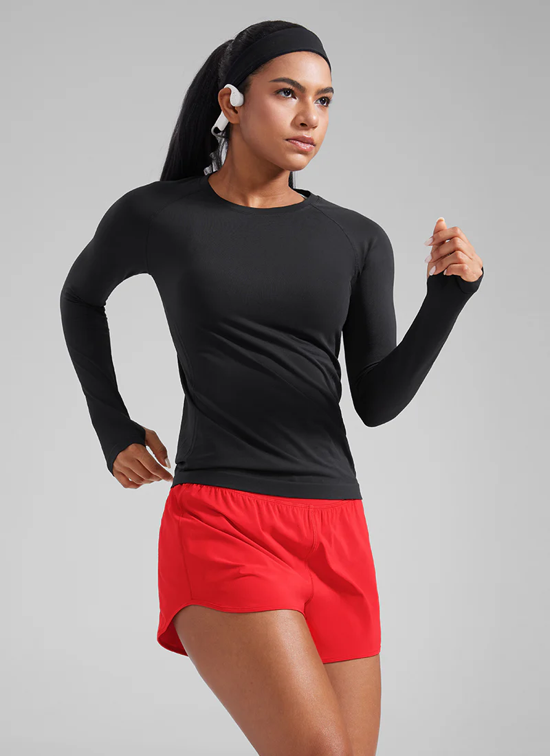 Feathery-Fit Soft Liner Zipper Pocket Shorts 3'' - Image 7