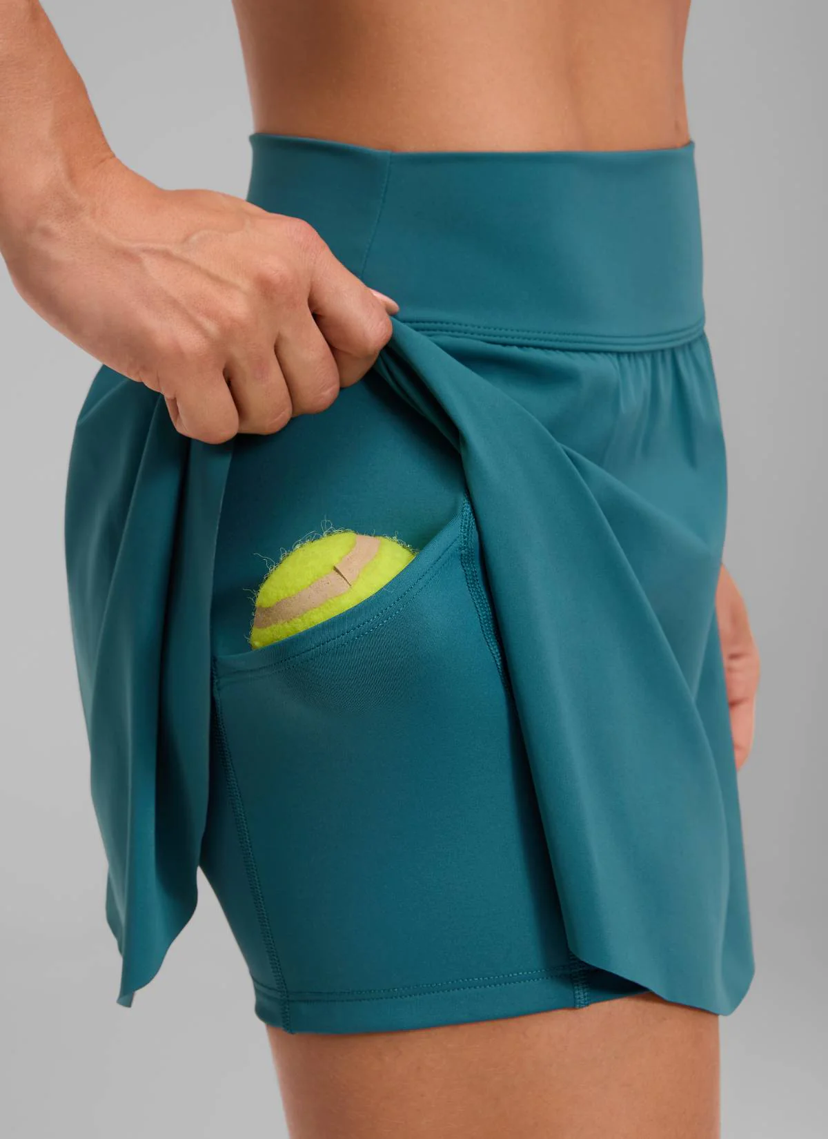 A Line High Rise Pocket Side Slit Skirt 14.5'' - Image 35