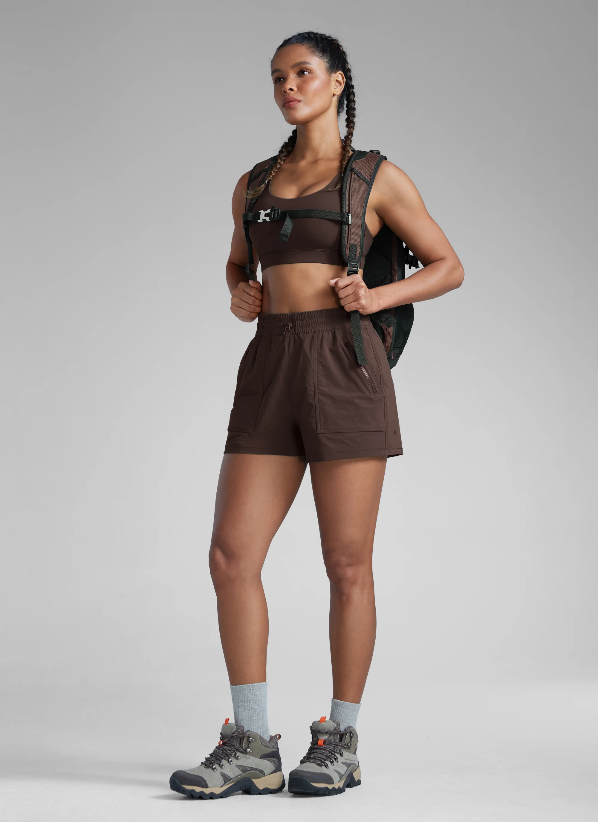 Stretch Water Repellent Hiking Pocket Shorts 3'' - Image 41