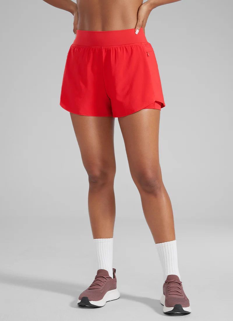 Feathery-Fit Soft 2 in 1 Zip Pocket Shorts 3" - Image 13