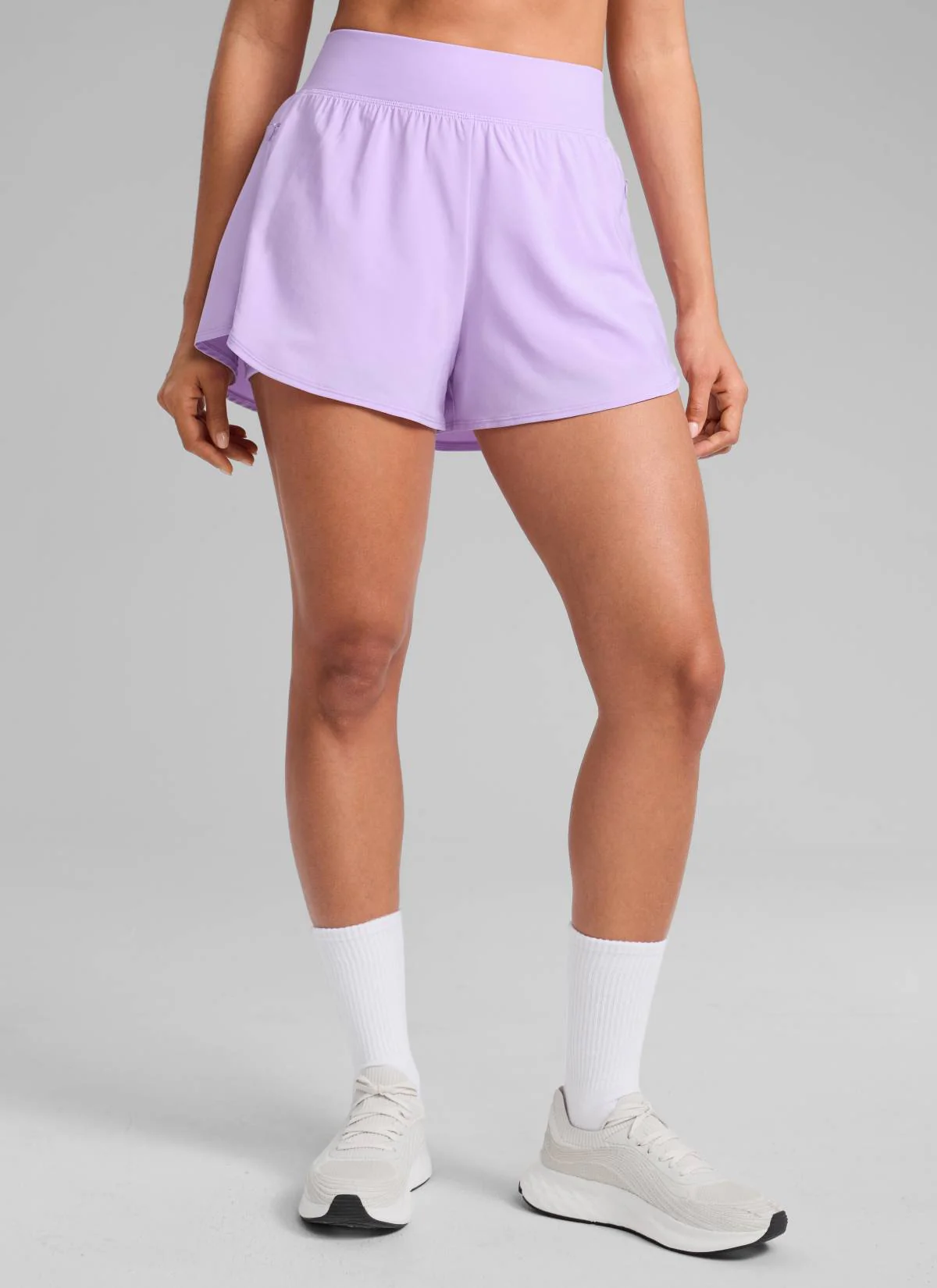 Feathery-Fit Soft 2 in 1 Zip Pocket Shorts 3" - Image 25