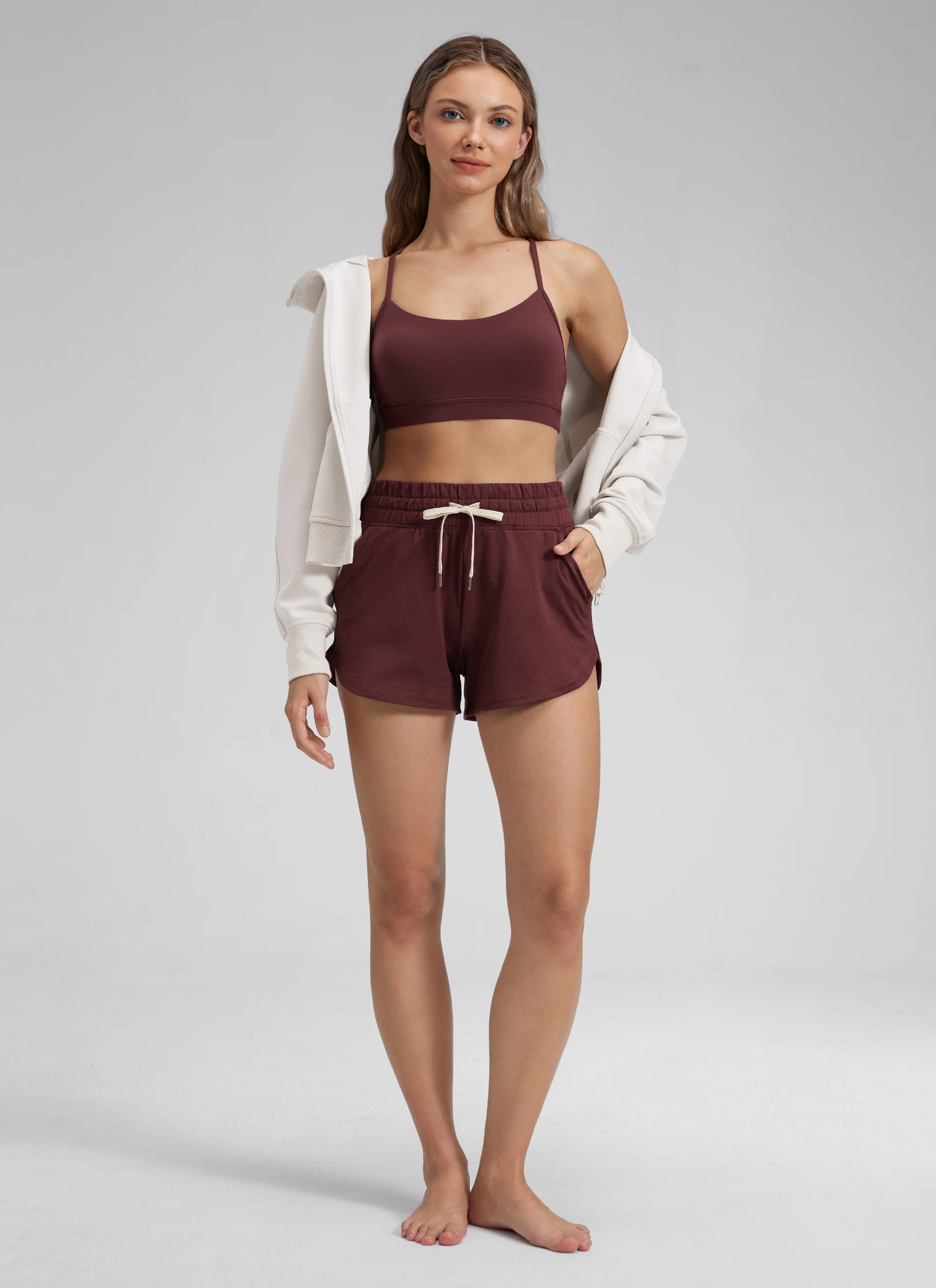 Cloud Jersey High Rise Dolphin Sweat Shorts 3'' - Image 42
