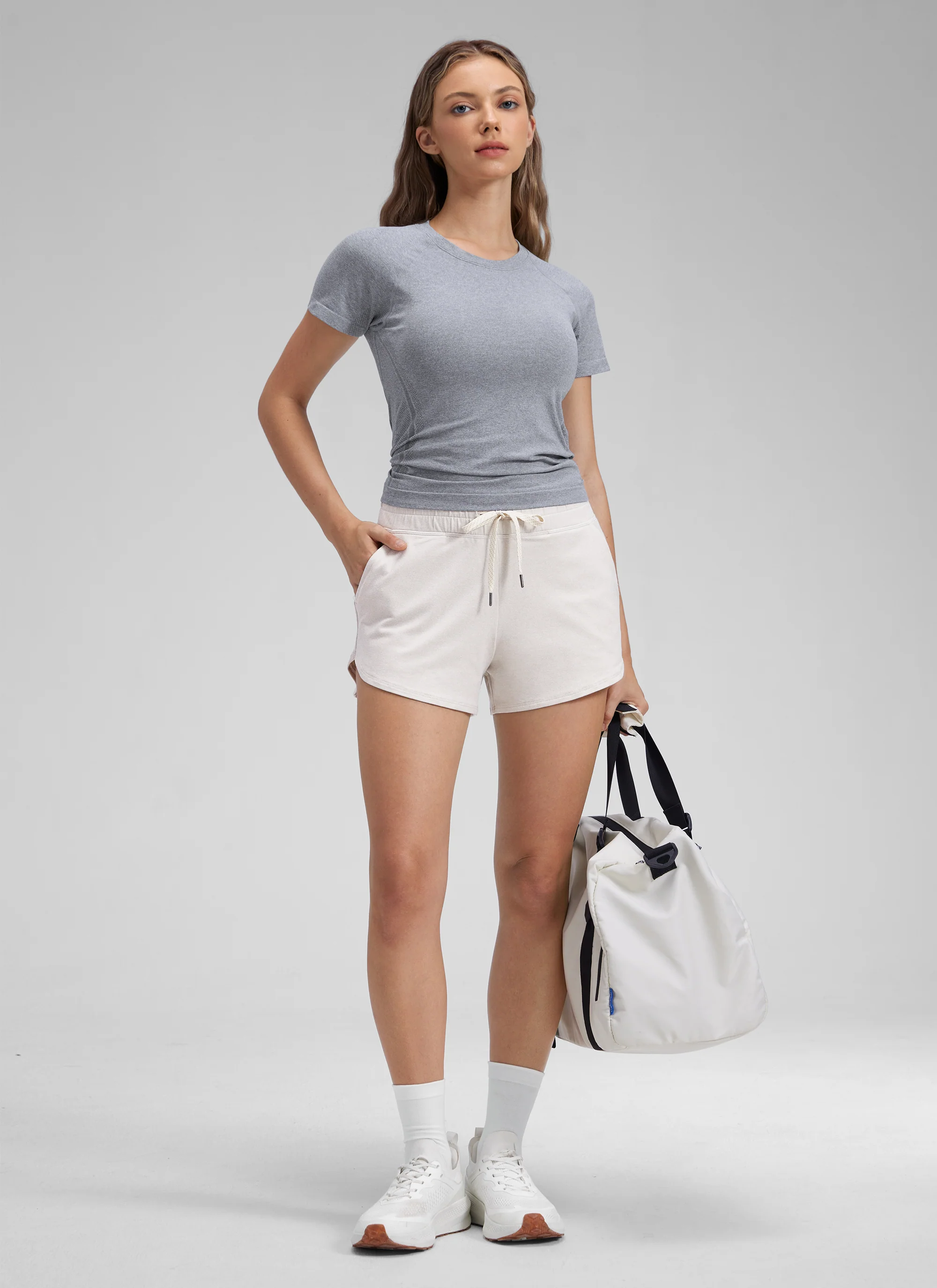 Cloud Jersey High Rise Dolphin Sweat Shorts 3'' - Image 48