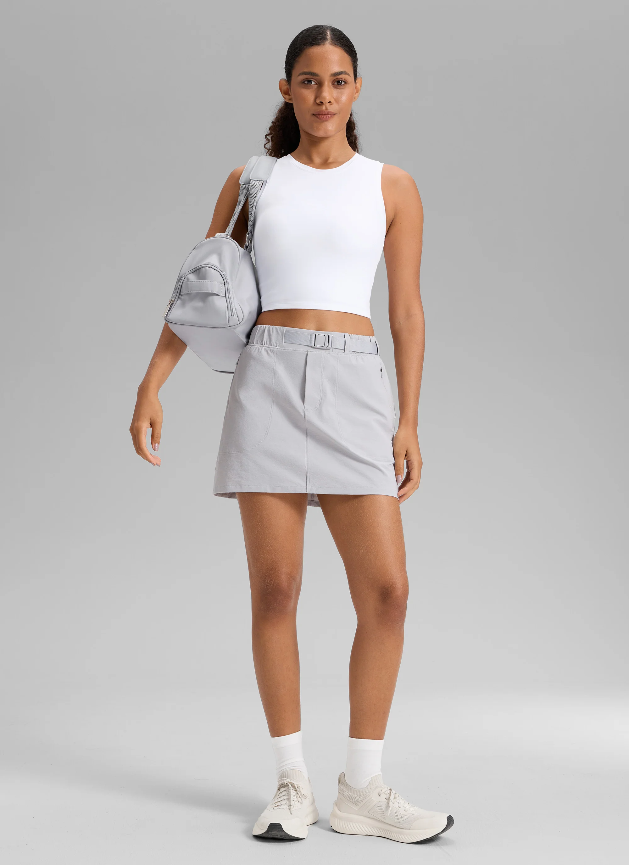 Stretch High Rise Mini Hiking Skirt 14.5’’ - Image 18