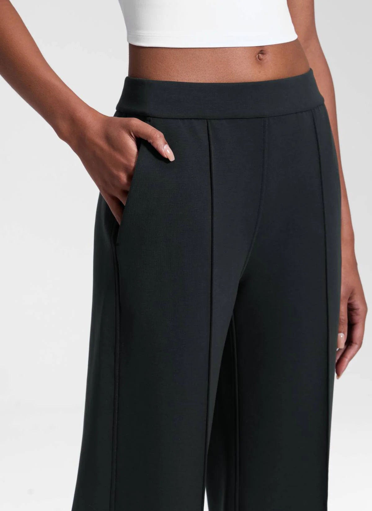 SoftAura Pintuck Straight Leg Sweatpant 30" - Image 13