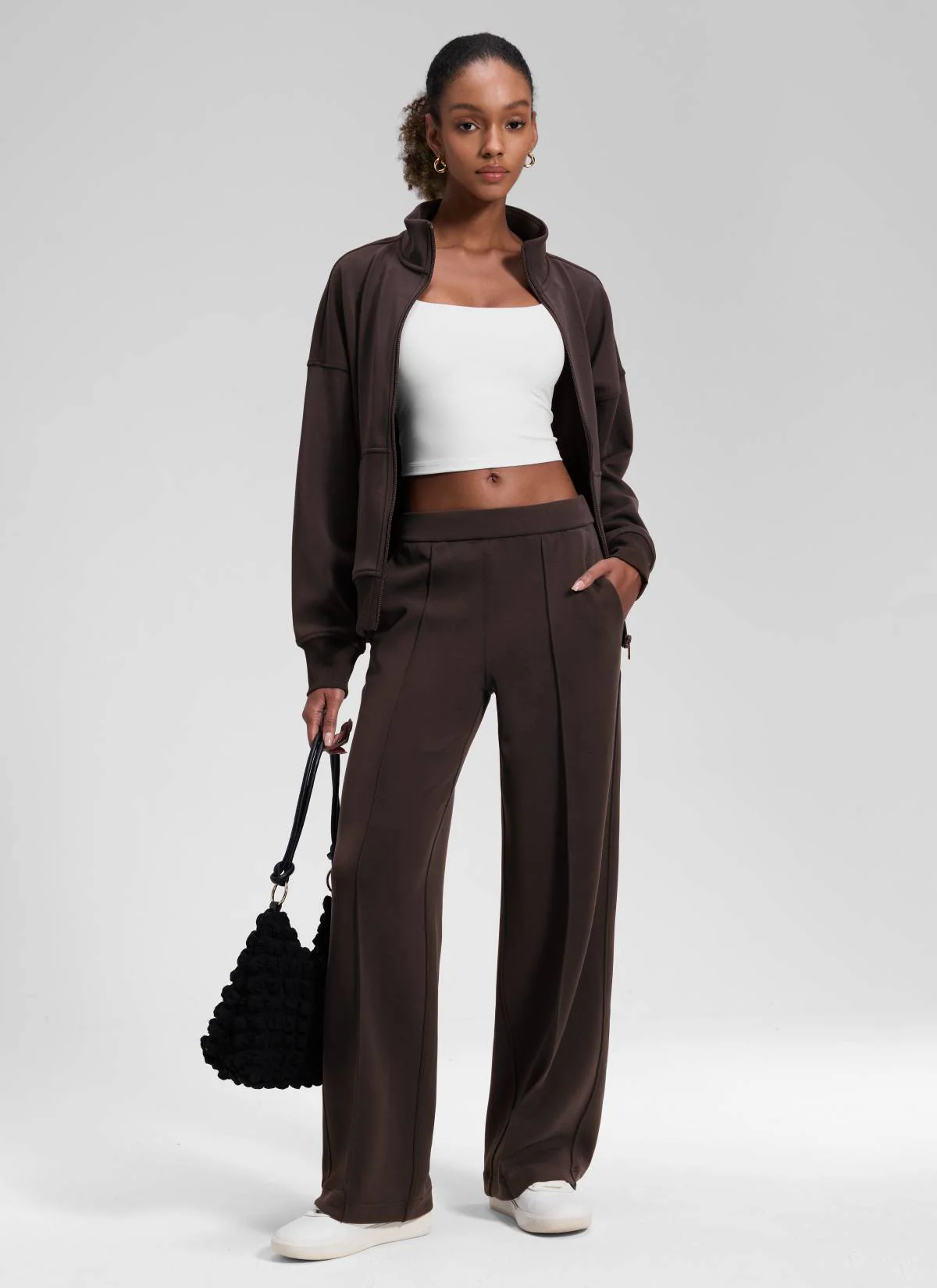 SoftAura Pintuck Straight Leg Sweatpant 30" - Image 17