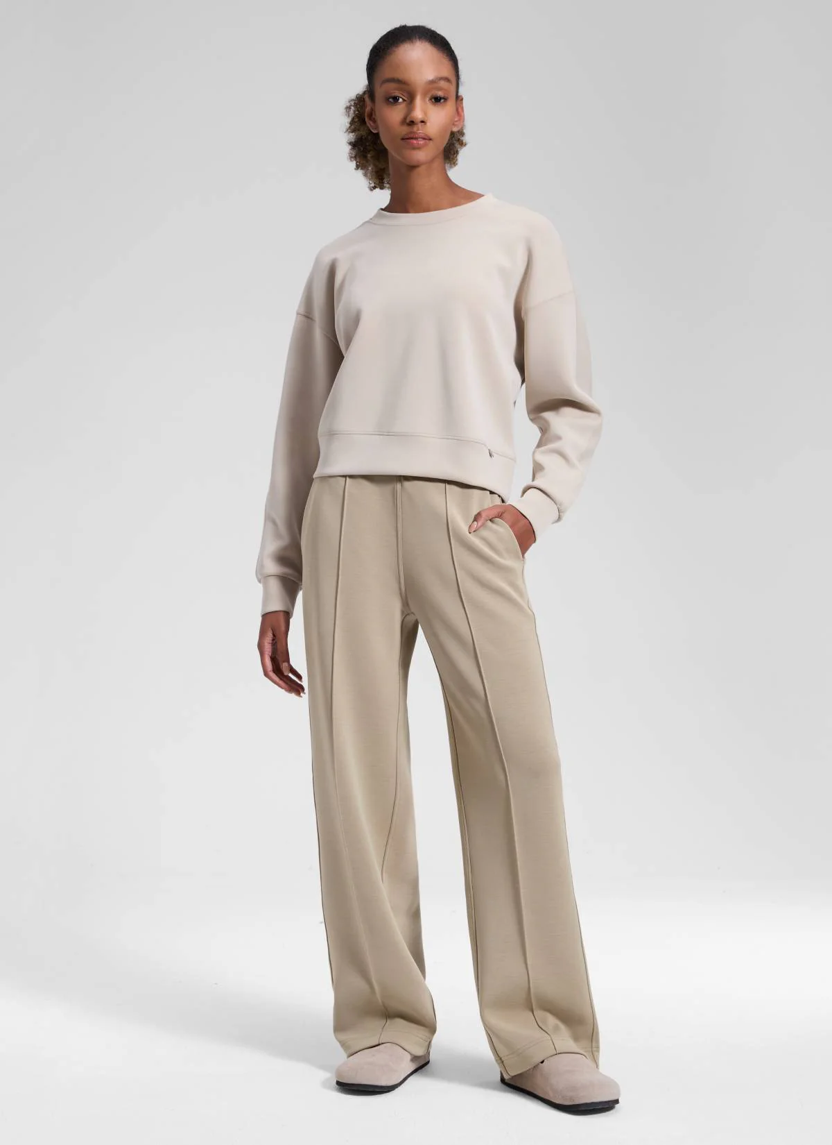 SoftAura Pintuck Straight Leg Sweatpant 30" - Image 25