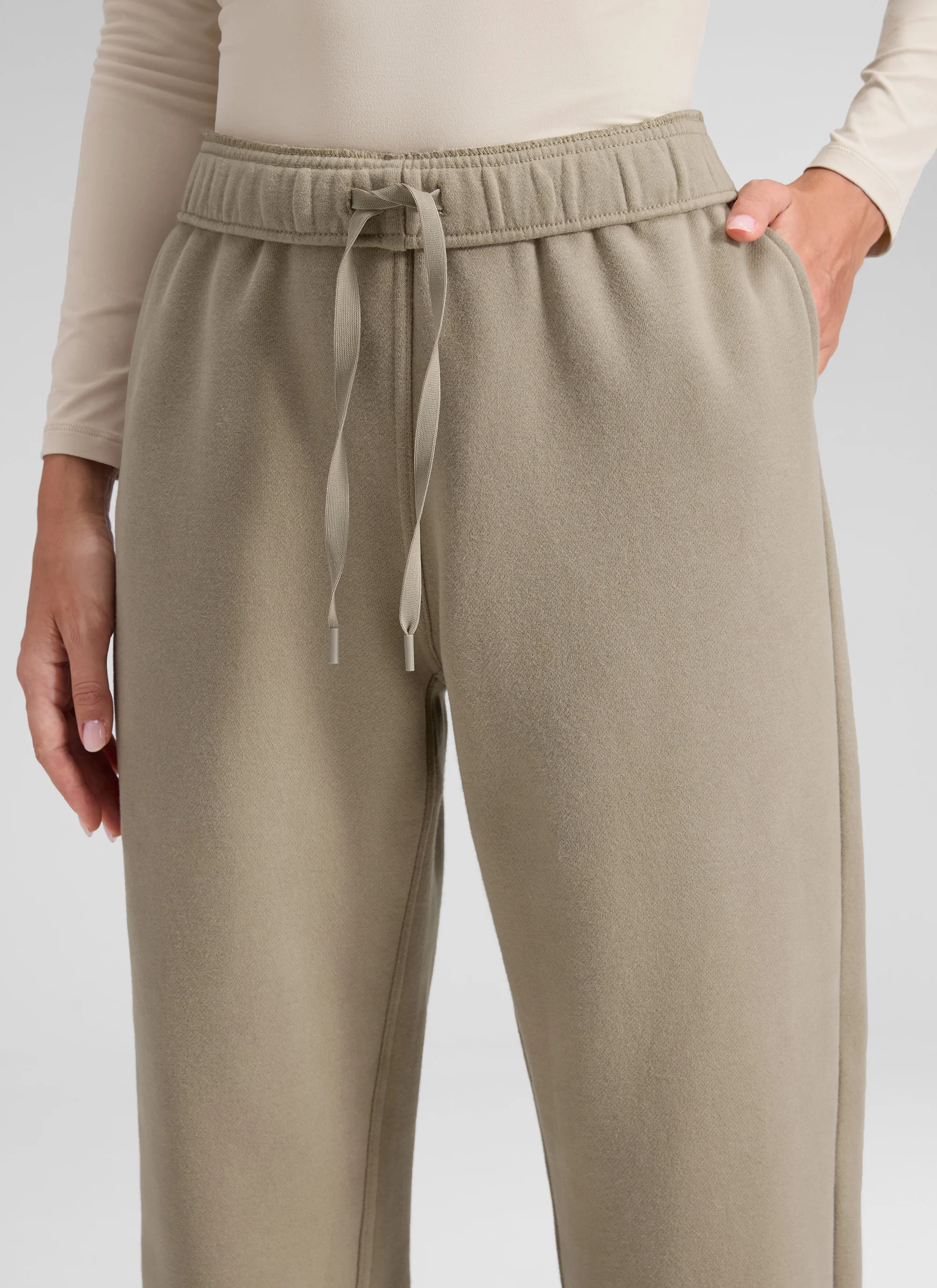 Fleece Lined High Rise Jogger Sweatpant 28'' - Image 4
