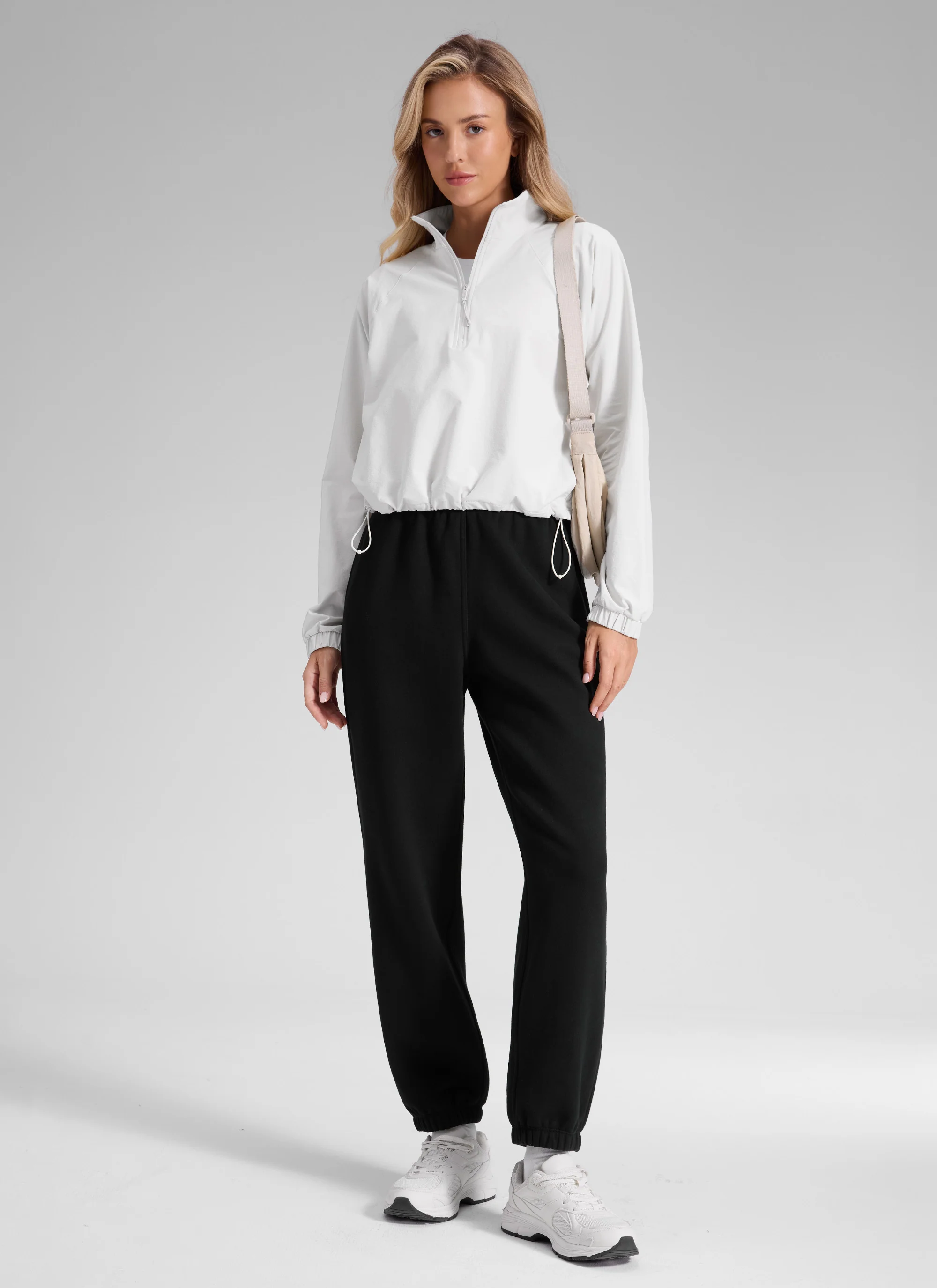 Fleece Lined High Rise Jogger Sweatpant 28'' - Image 8