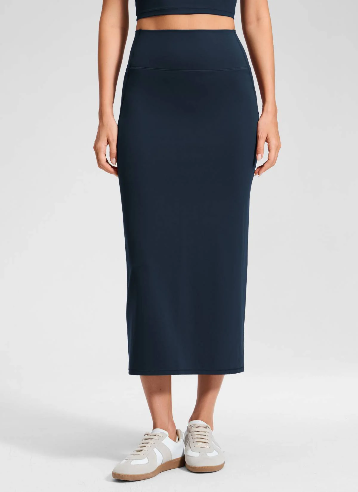 Butterlift® High Rise Back Slit Maxi Pencil Skirt - Image 11