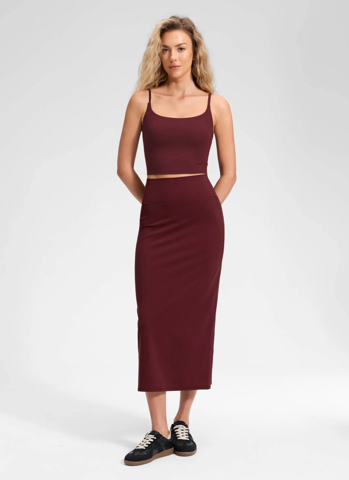 Butterlift® High Rise Back Slit Maxi Pencil Skirt - Image 3