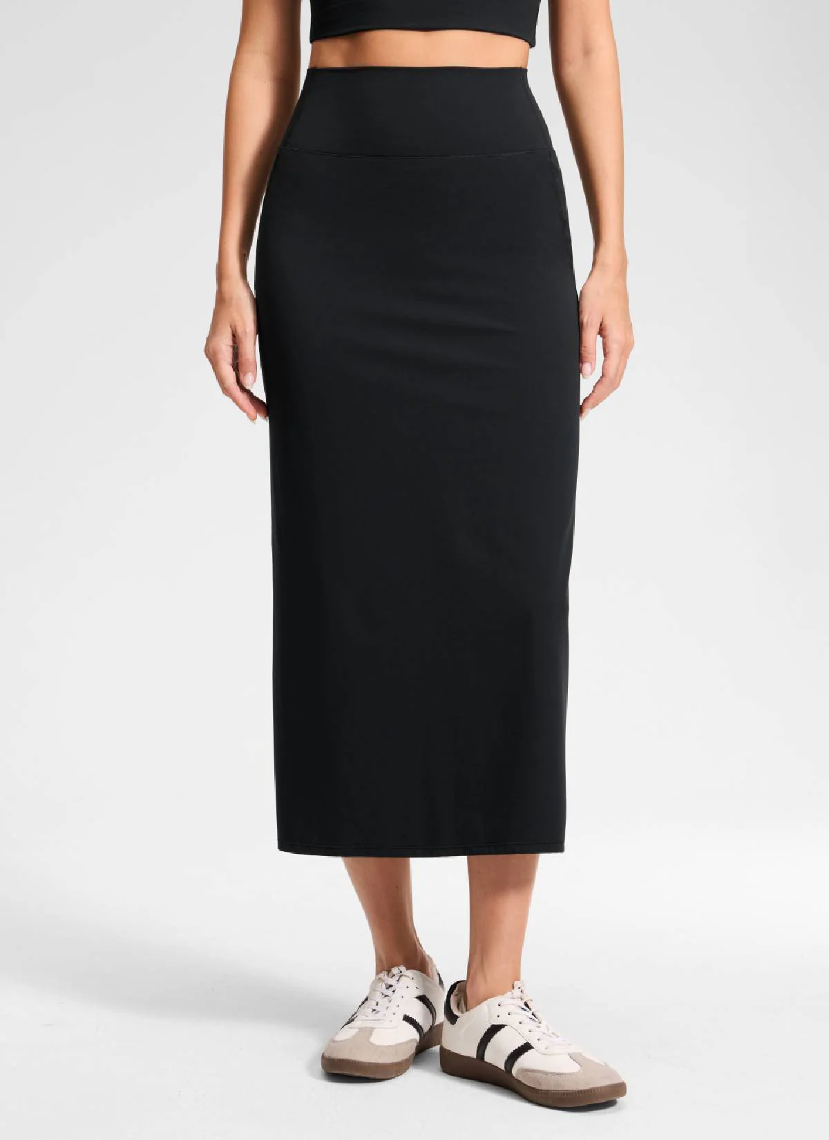 Butterlift® High Rise Back Slit Maxi Pencil Skirt - Image 6