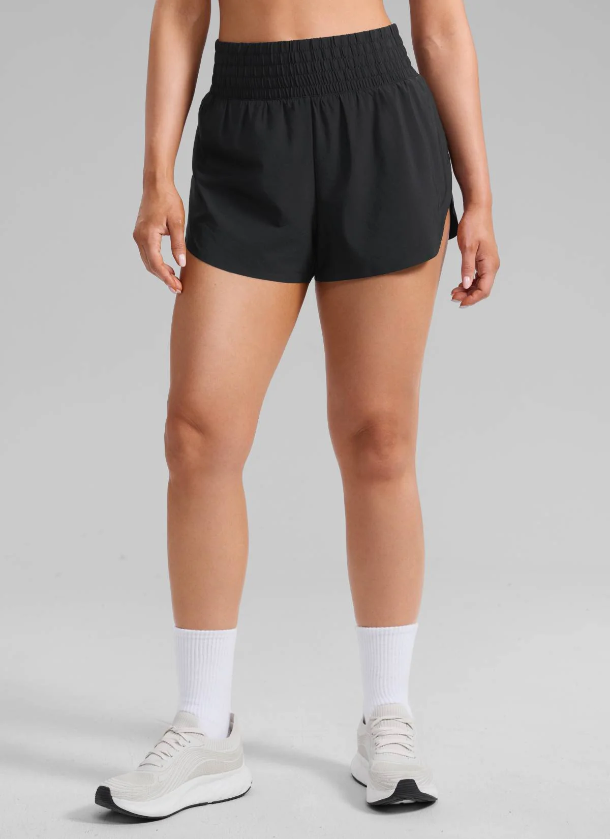 Feathery-Fit Soft High Split Dolphin Shorts 2.5" - Image 18
