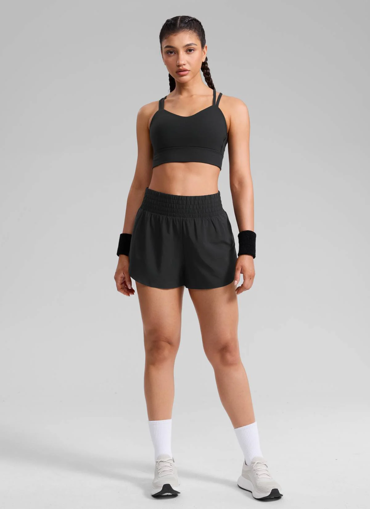Feathery-Fit Soft High Split Dolphin Shorts 2.5" - Image 20
