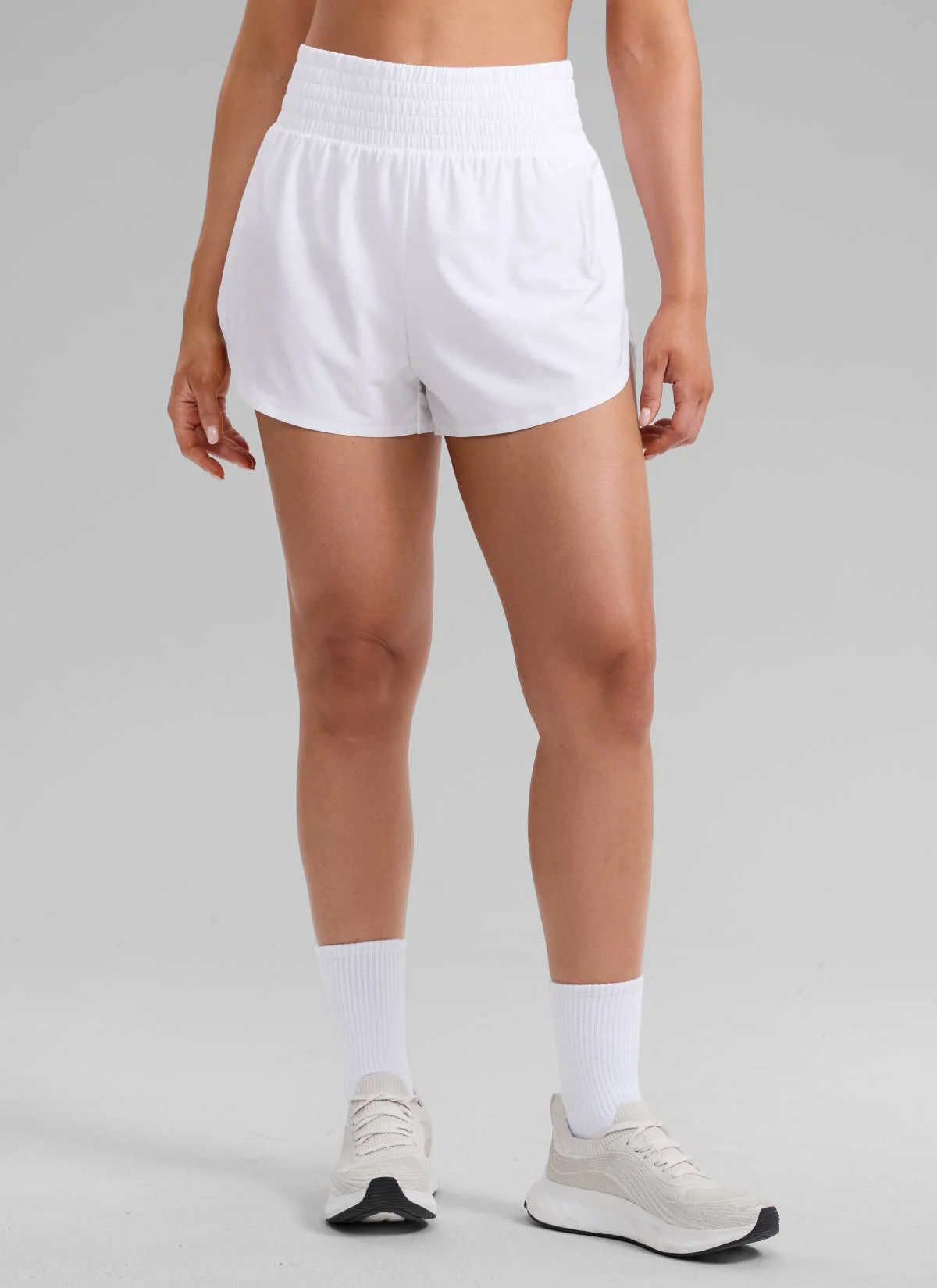 Feathery-Fit Soft High Split Dolphin Shorts 2.5" - Image 22
