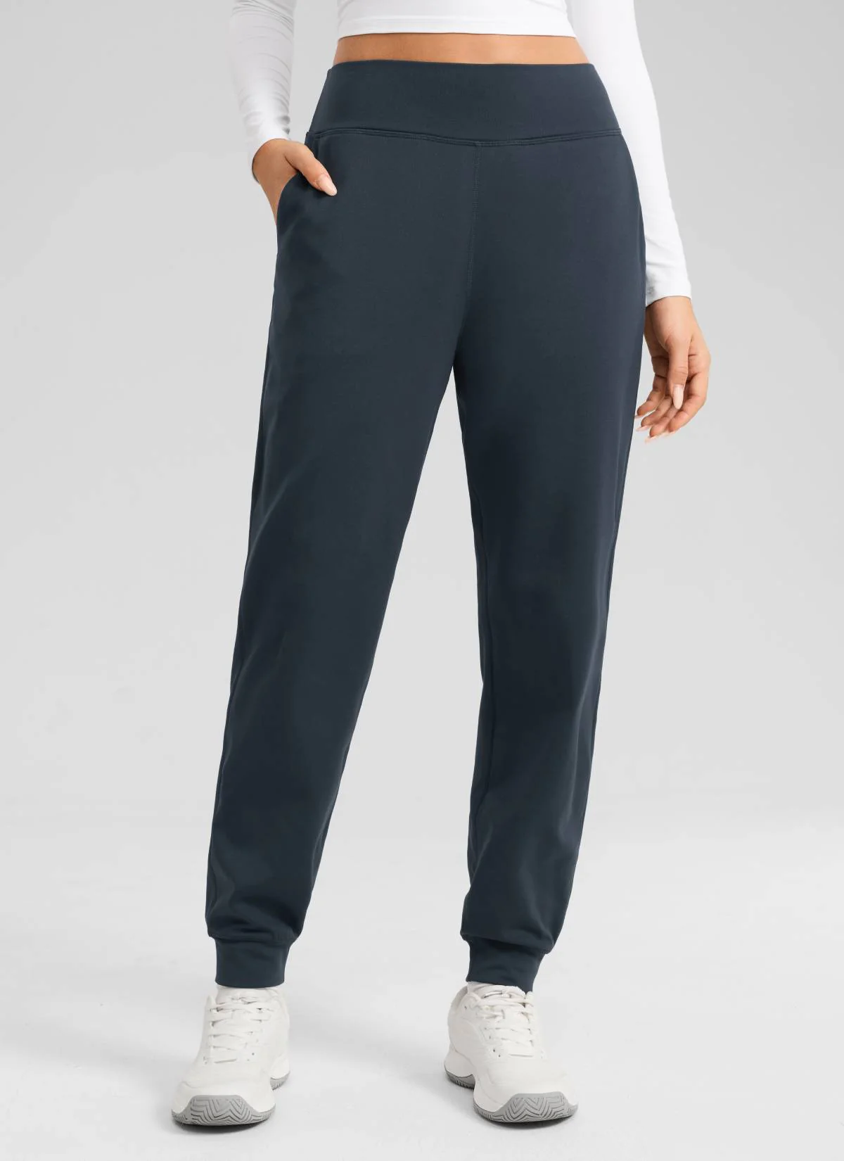 Matte Thermal Fleece Lined Jogger 27.5" - Image 12