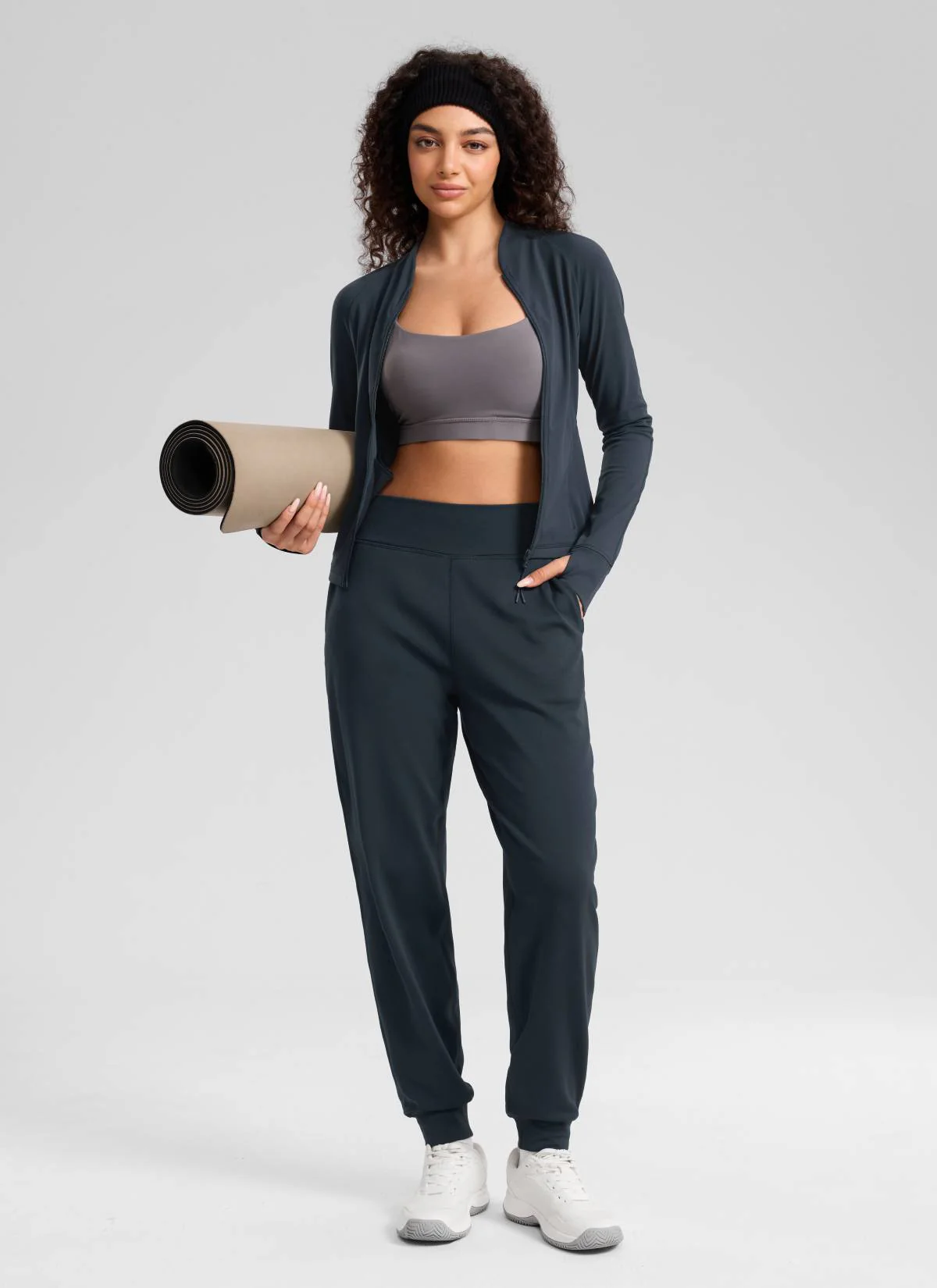 Matte Thermal Fleece Lined Jogger 27.5" - Image 14