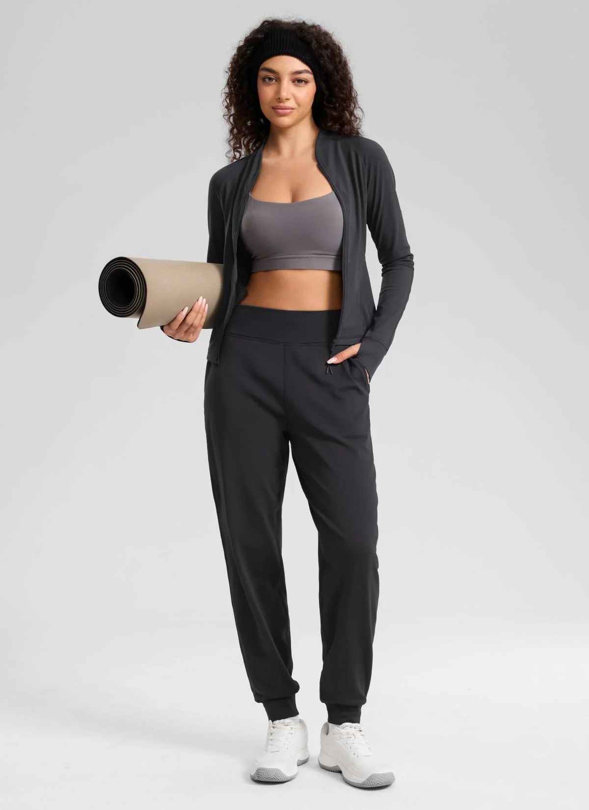 Matte Thermal Fleece Lined Jogger 27.5" - Image 19