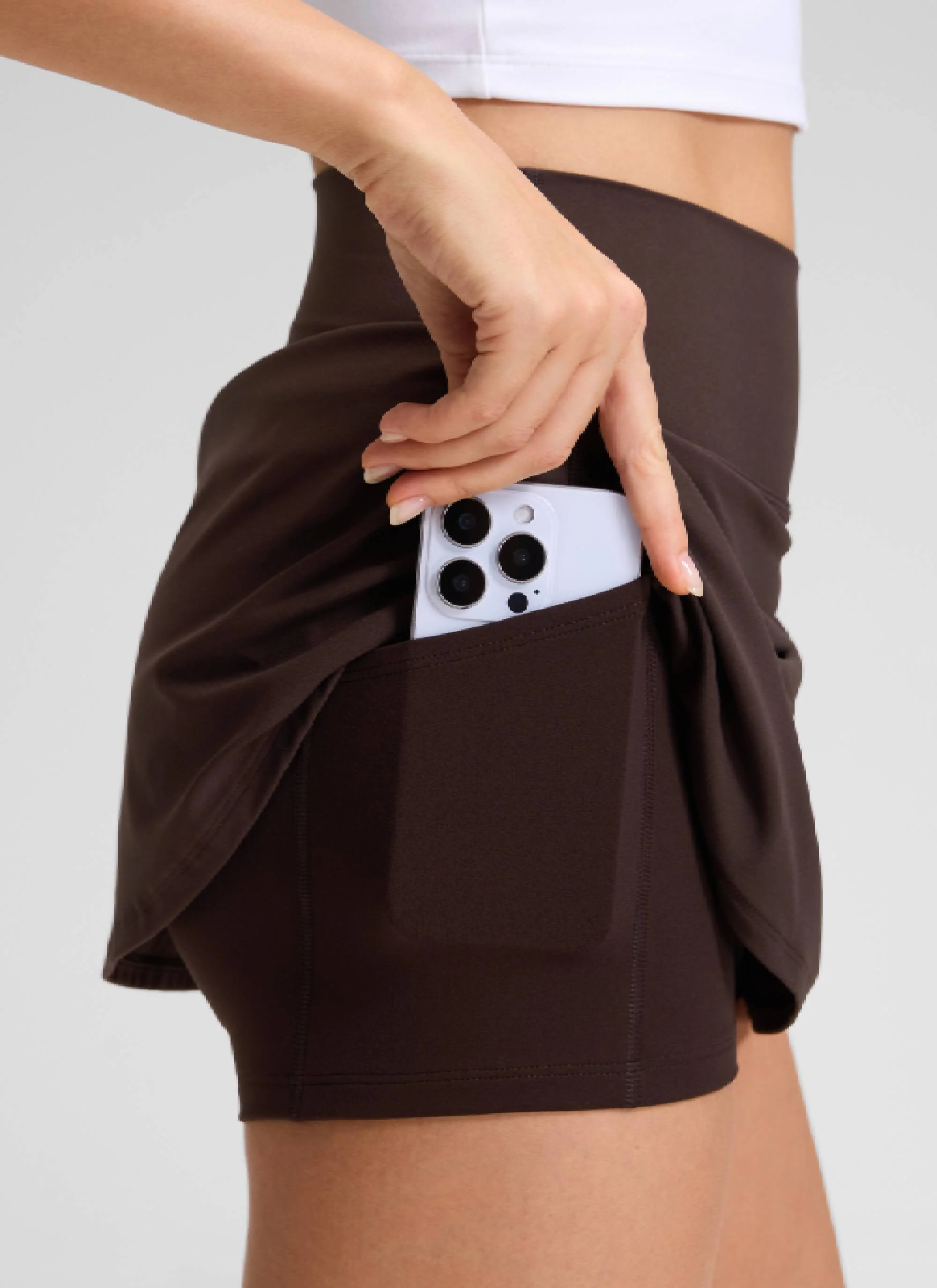 Front Slit High Rise Mini Golf Skirt 14.5’’ - Image 30