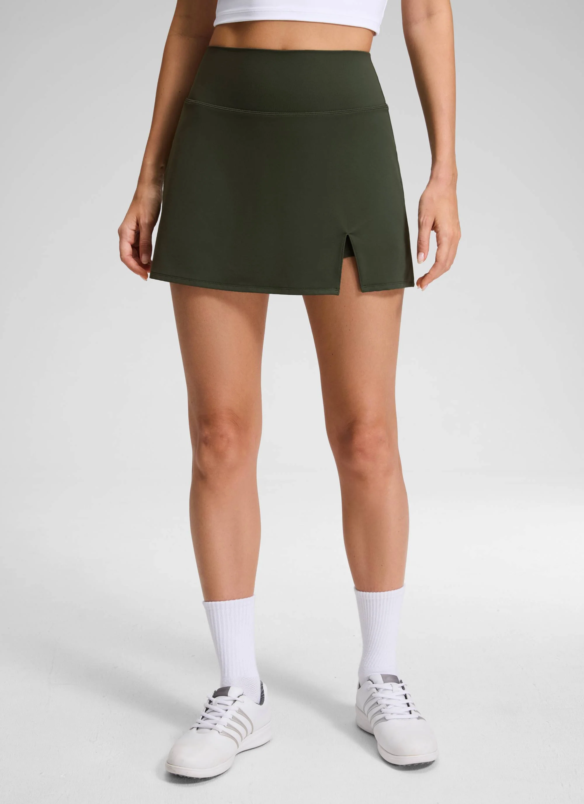 Front Slit High Rise Mini Golf Skirt 14.5’’ - Image 41