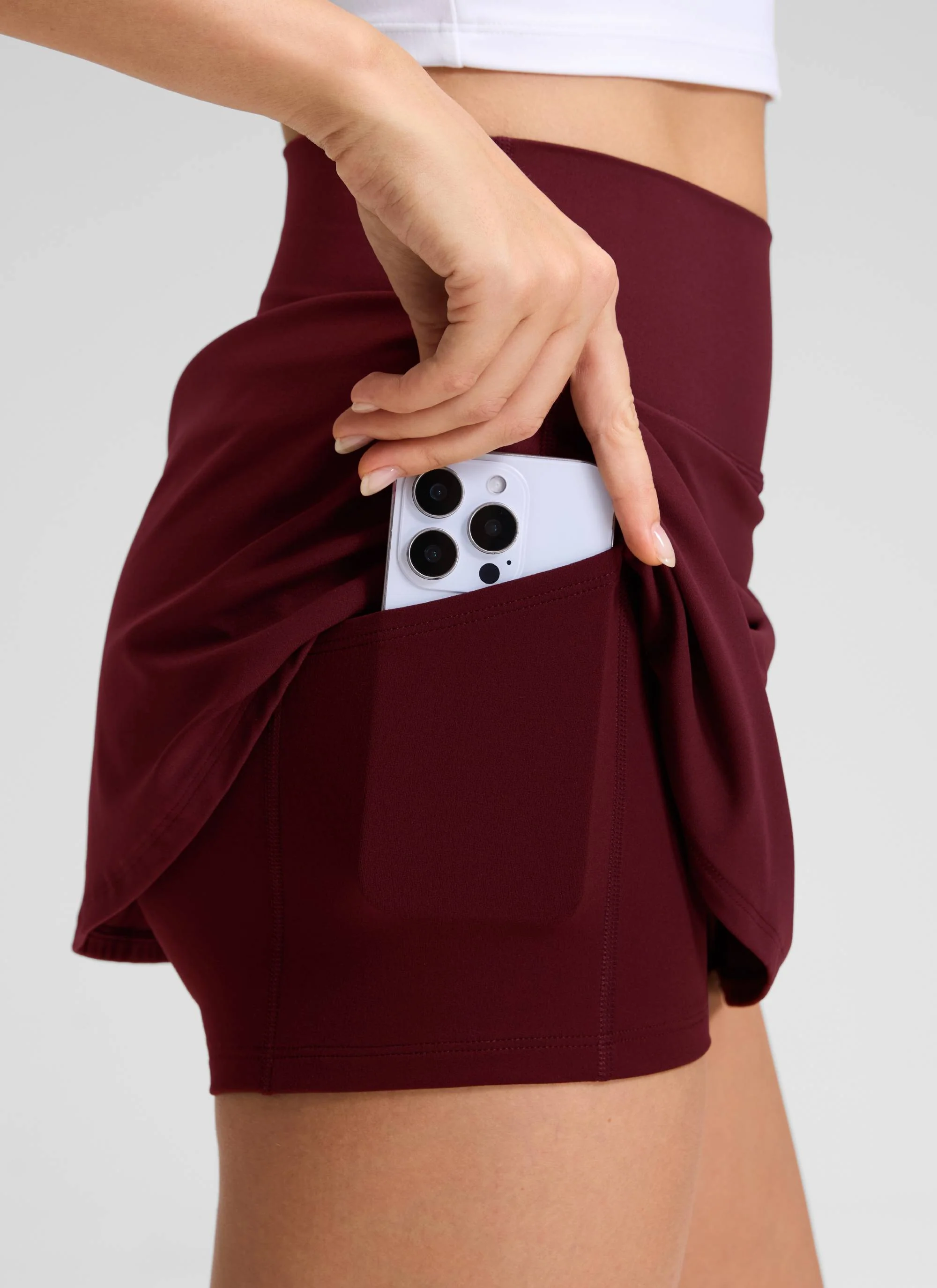 Front Slit High Rise Mini Golf Skirt 14.5’’ - Image 50