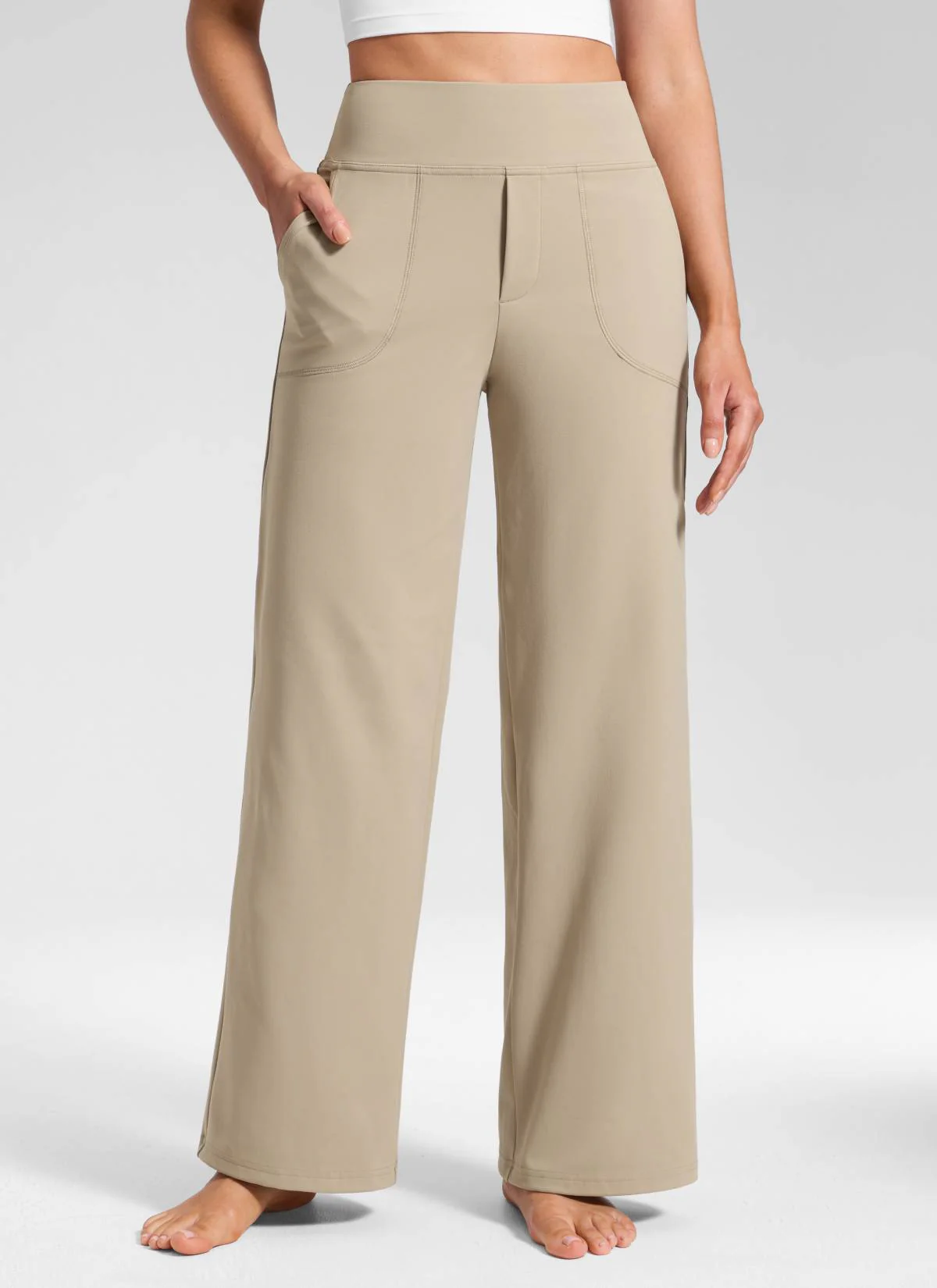 Wide Leg Faux Fly Pocket Pant 30" - Image 16