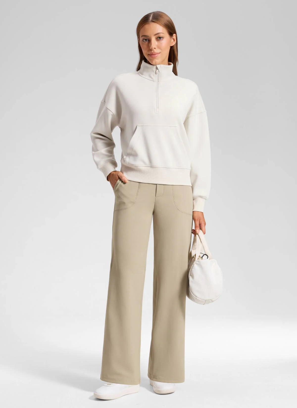 Wide Leg Faux Fly Pocket Pant 30" - Image 18