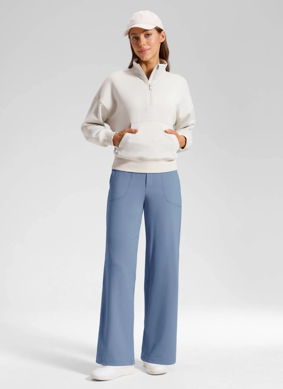 Wide Leg Faux Fly Pocket Pant 30" - Image 22