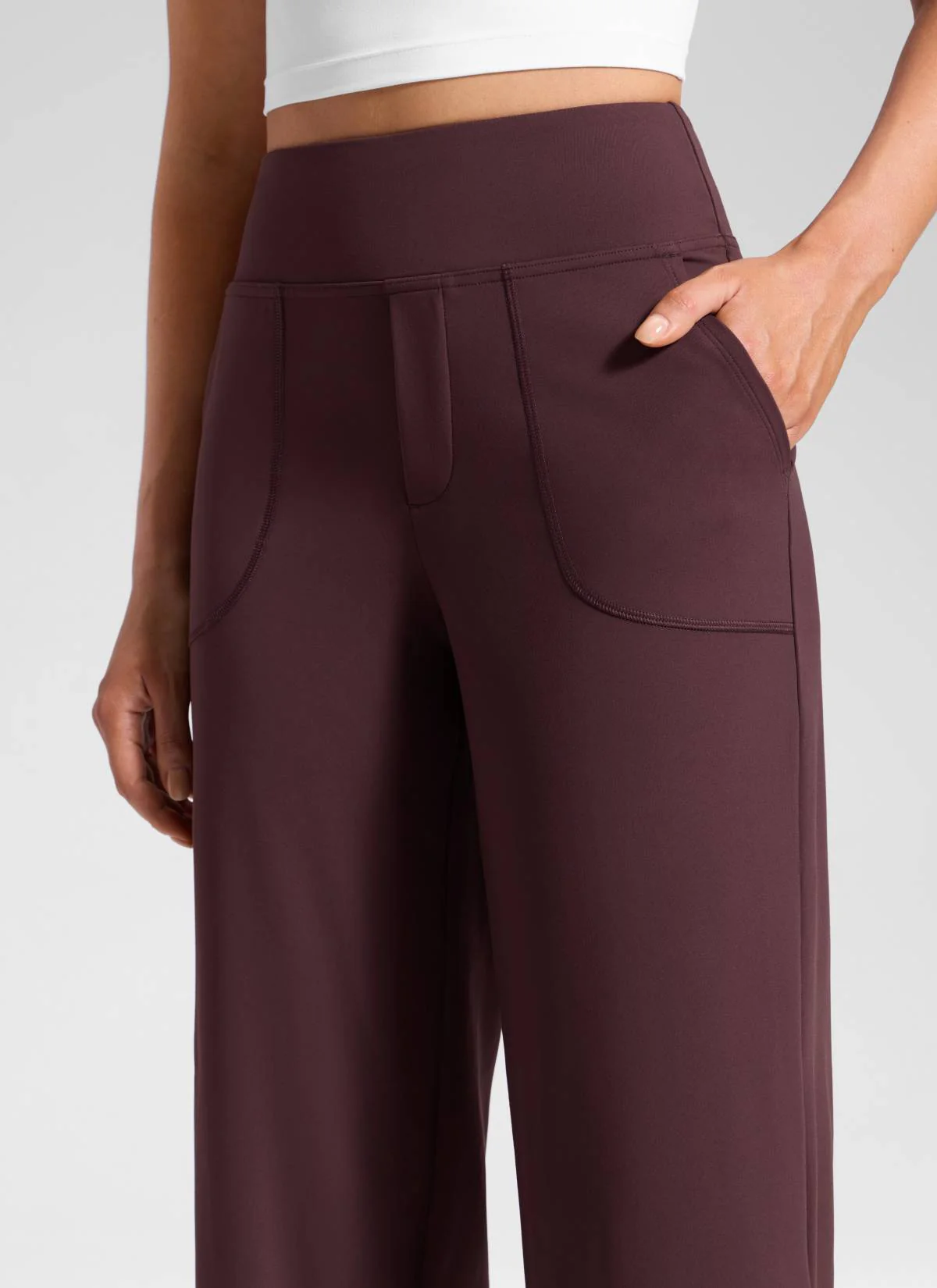 Wide Leg Faux Fly Pocket Pant 30" - Image 28