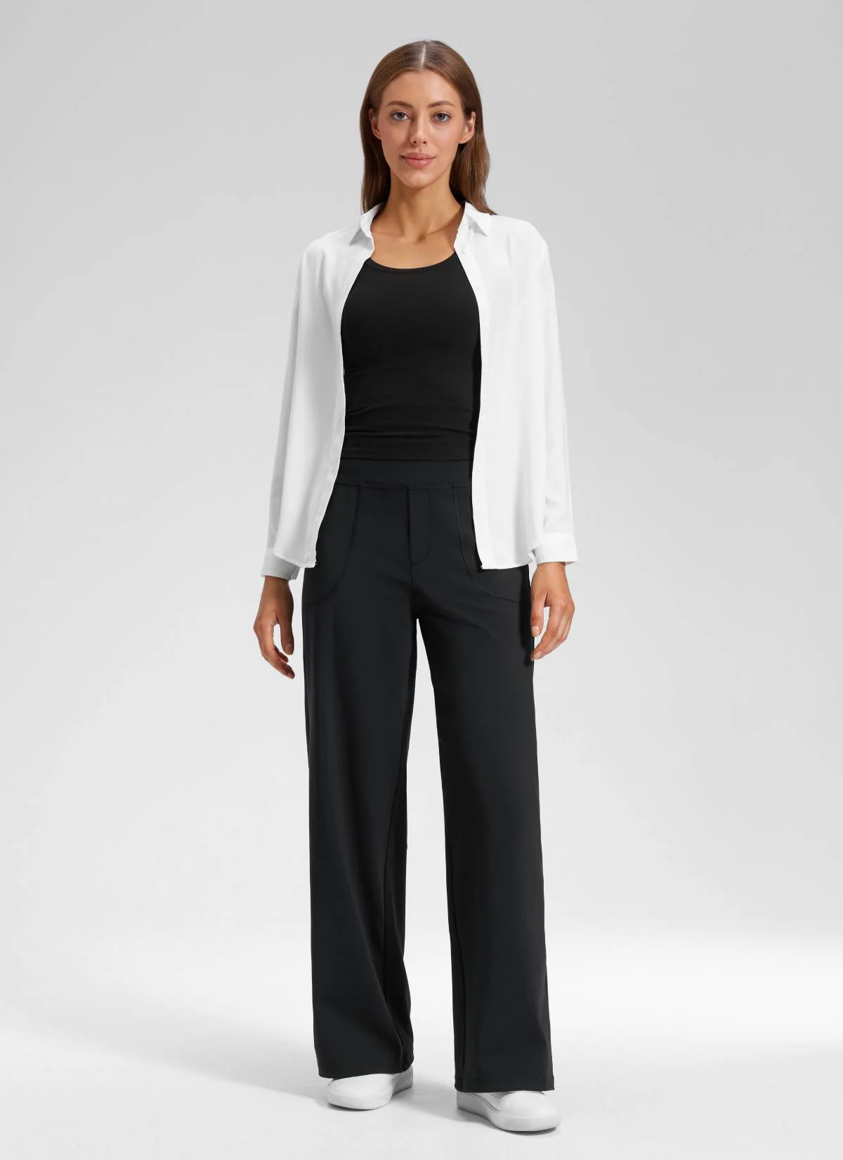 Wide Leg Faux Fly Pocket Pant 30" - Image 8