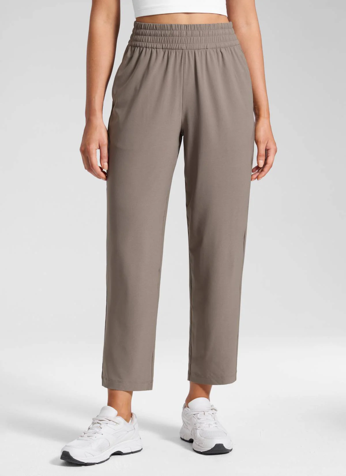 Feathery-Fit Drapey Tapered Ankle Pant 27" - Image 17