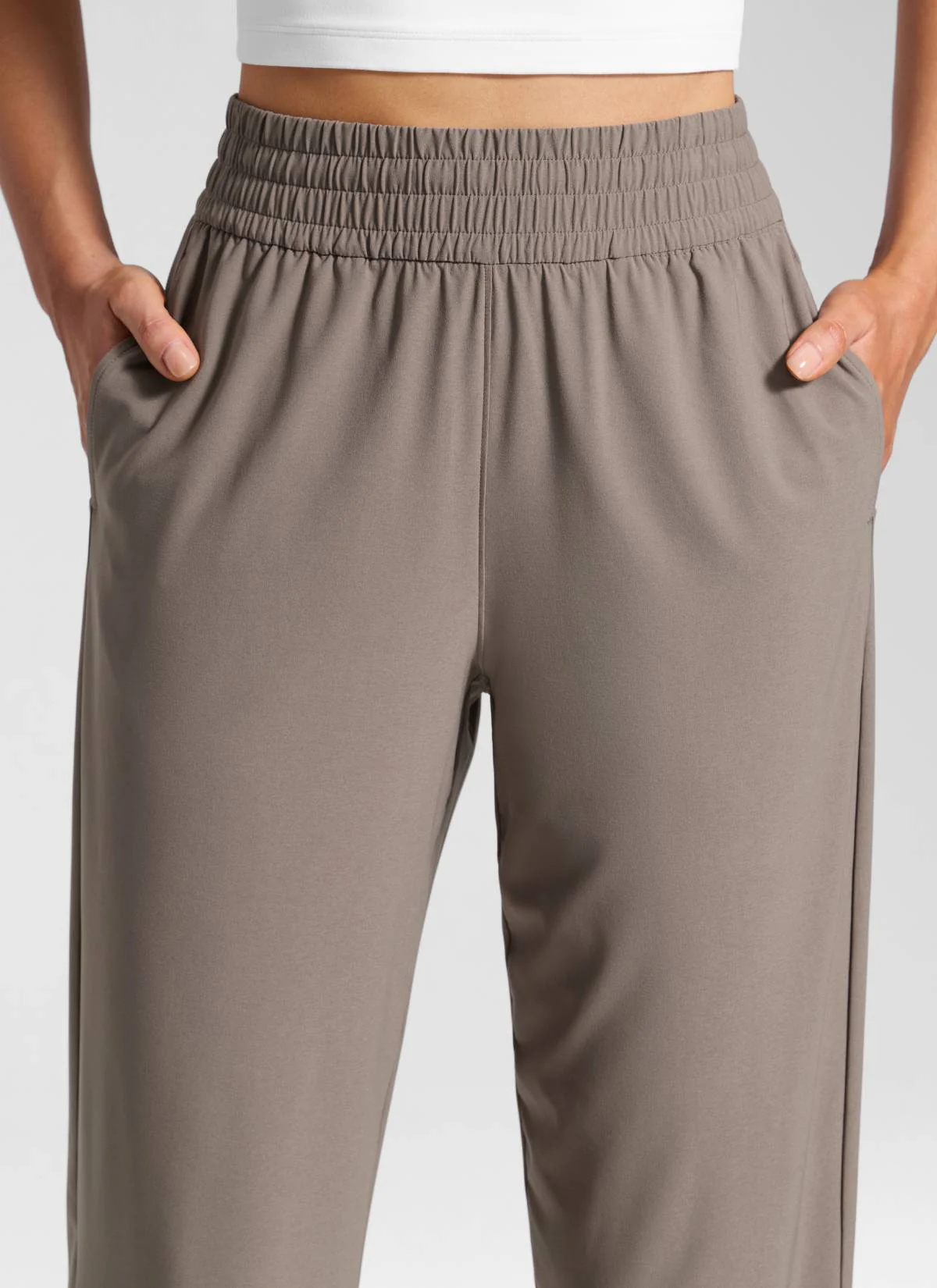 Feathery-Fit Drapey Tapered Ankle Pant 27" - Image 20