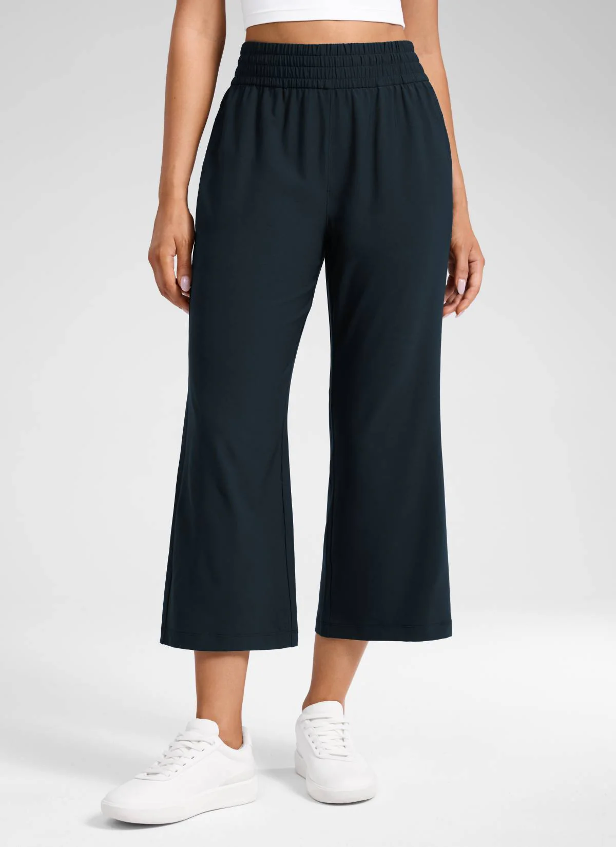 Feathery-Fit Drapey High Rise Flare Pant 23" - Image 5