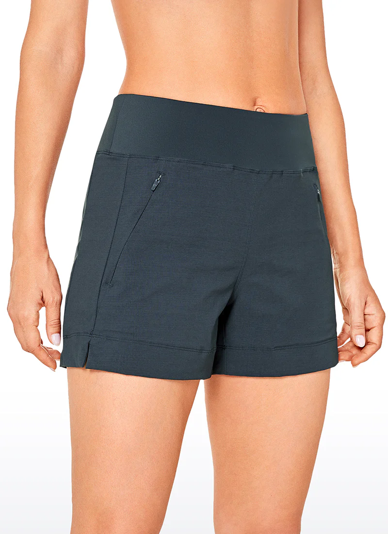 Ripstop Zip Pocket Mid Rise Shorts 4'' - Image 20