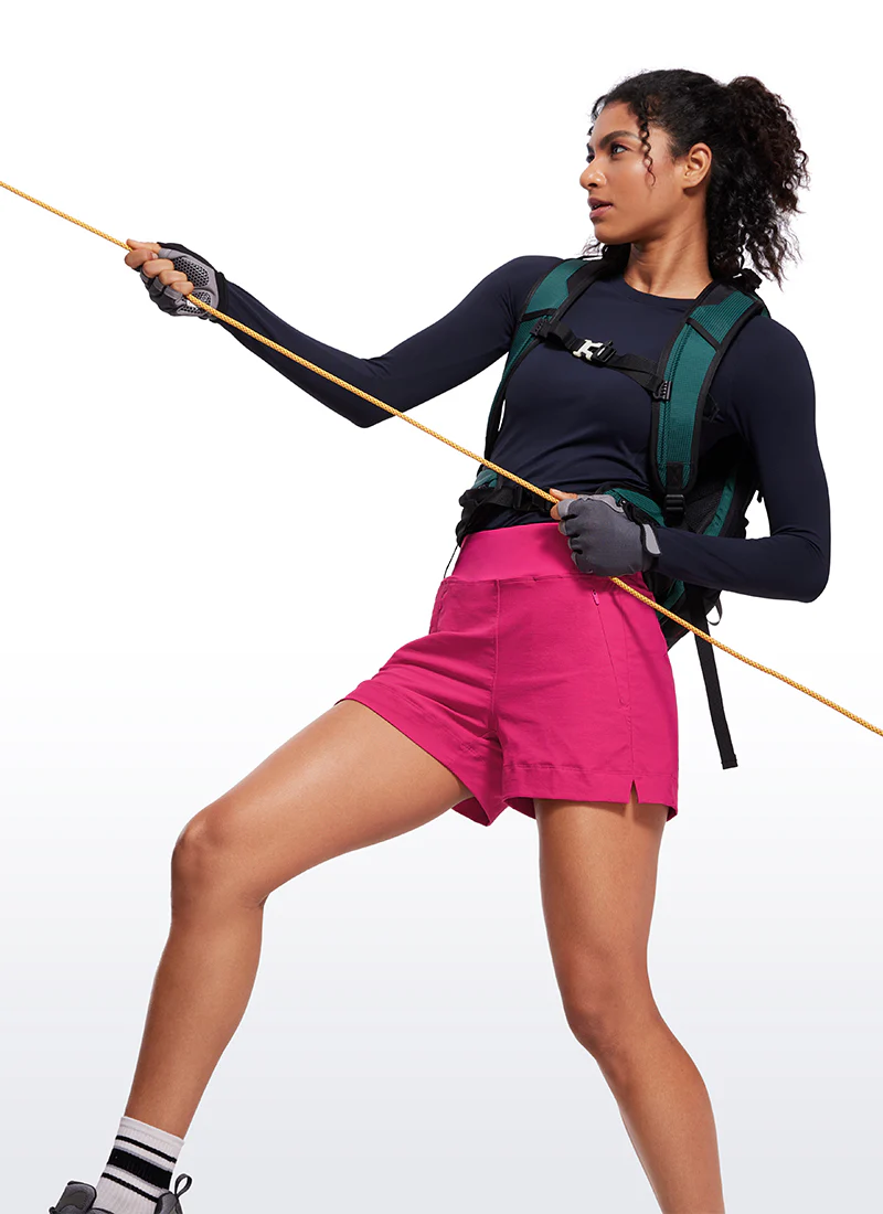 Ripstop Zip Pocket Mid Rise Shorts 4'' - Image 35