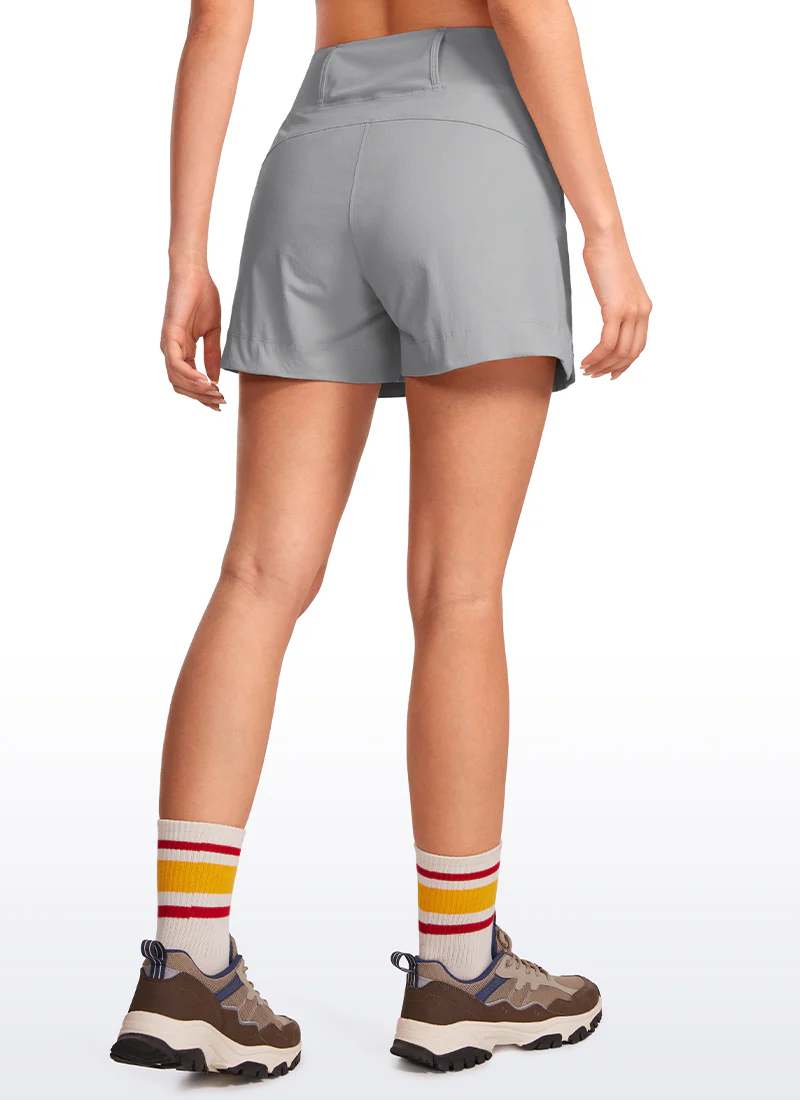Ripstop Zip Pocket Mid Rise Shorts 4'' - Image 43