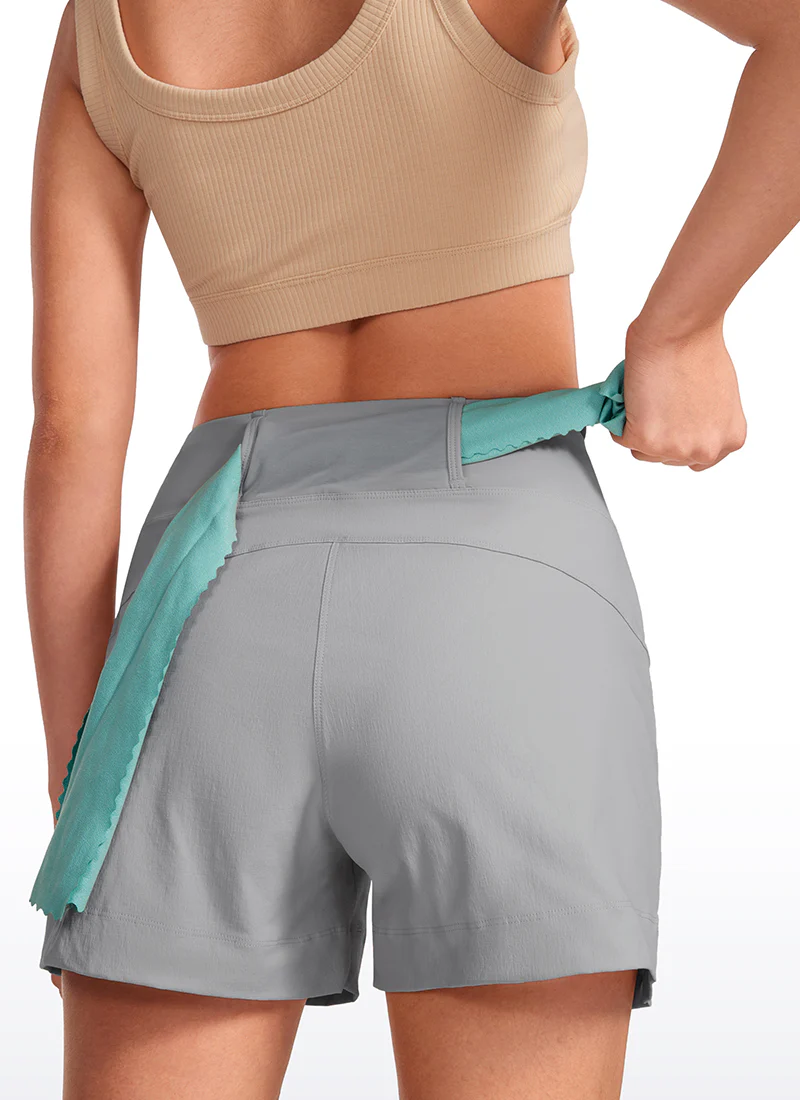 Ripstop Zip Pocket Mid Rise Shorts 4'' - Image 44