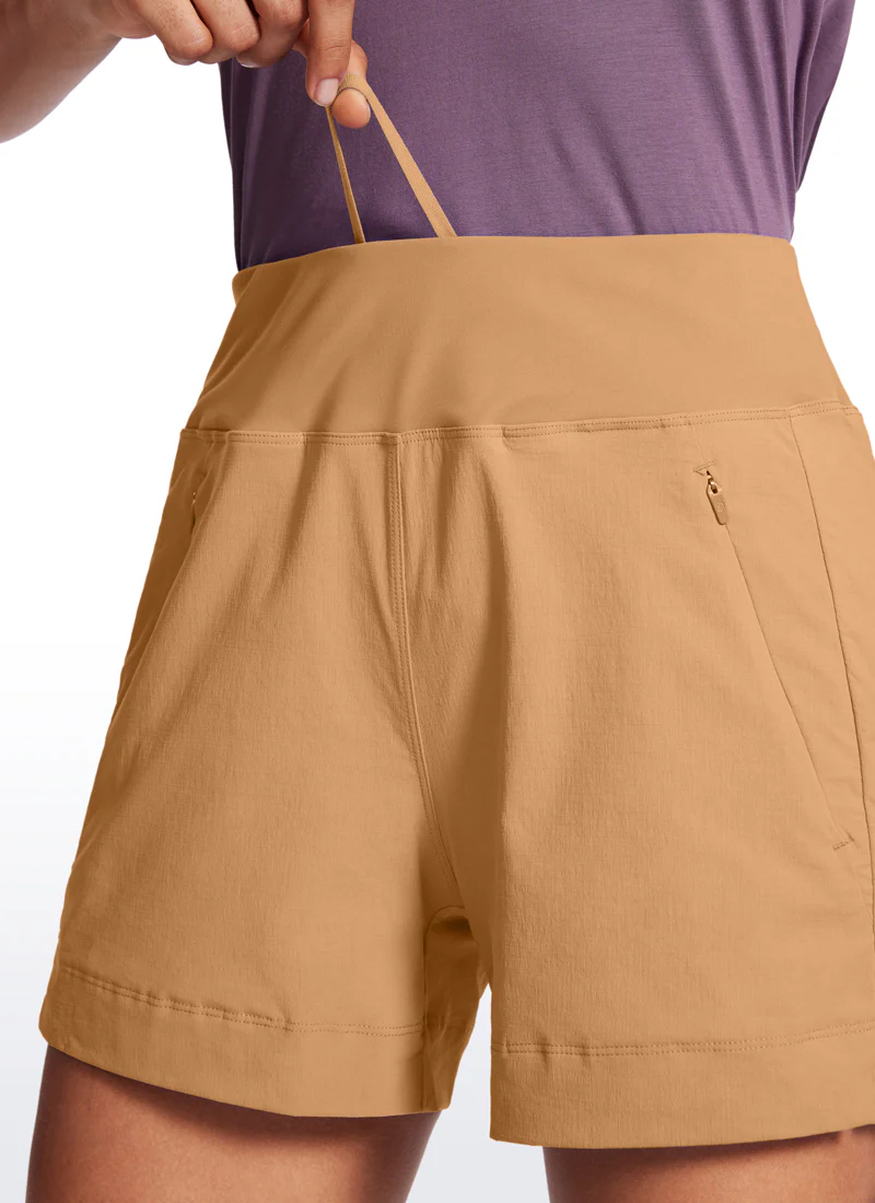 Ripstop Zip Pocket Mid Rise Shorts 4'' - Image 4
