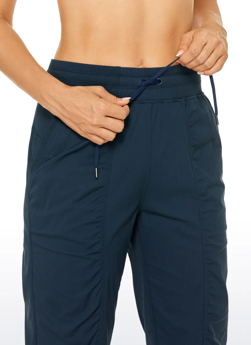 Striped Ruched Pocket Jogger 28'' - Image 13