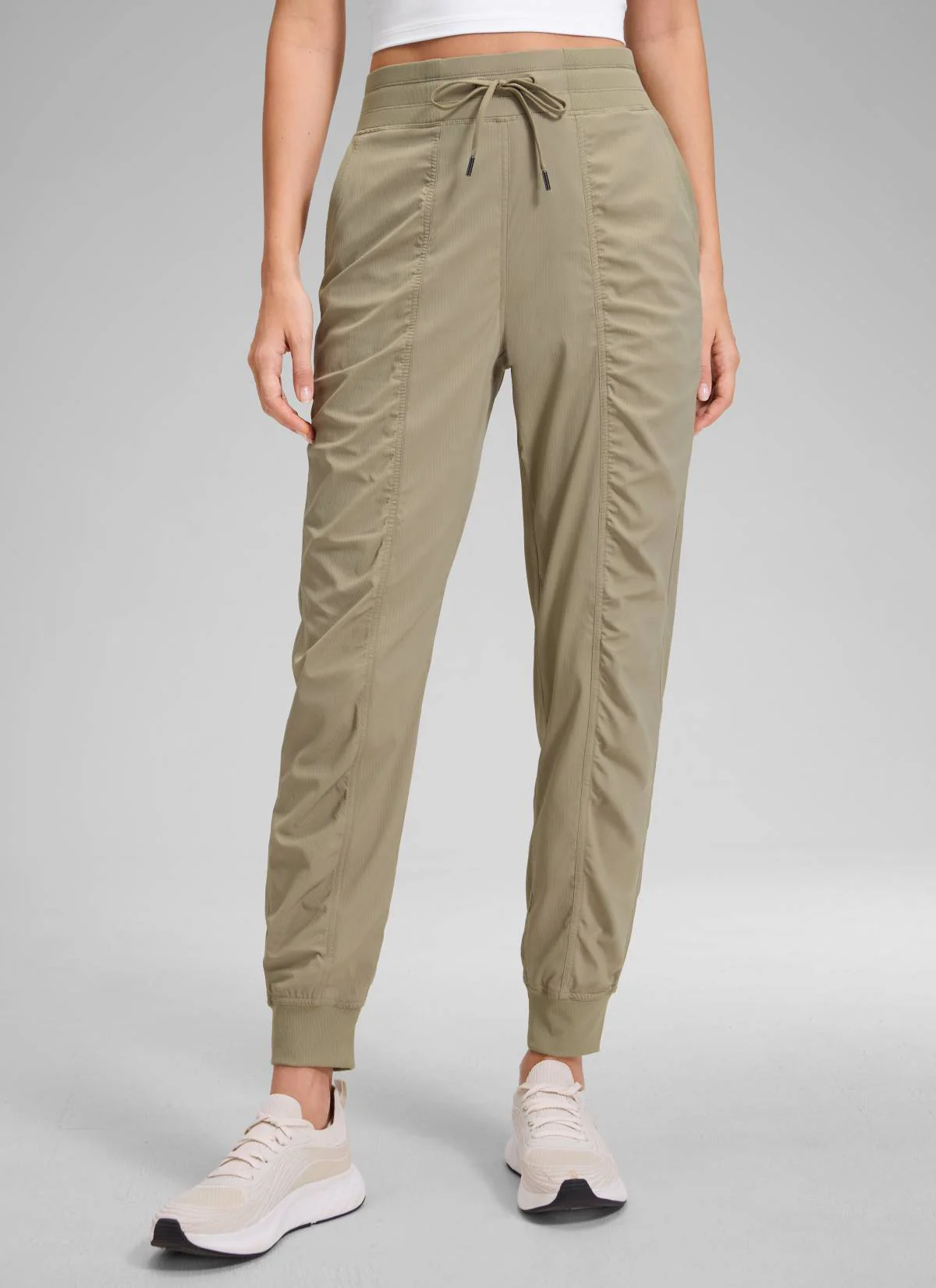Striped Ruched Pocket Jogger 28'' - Image 40