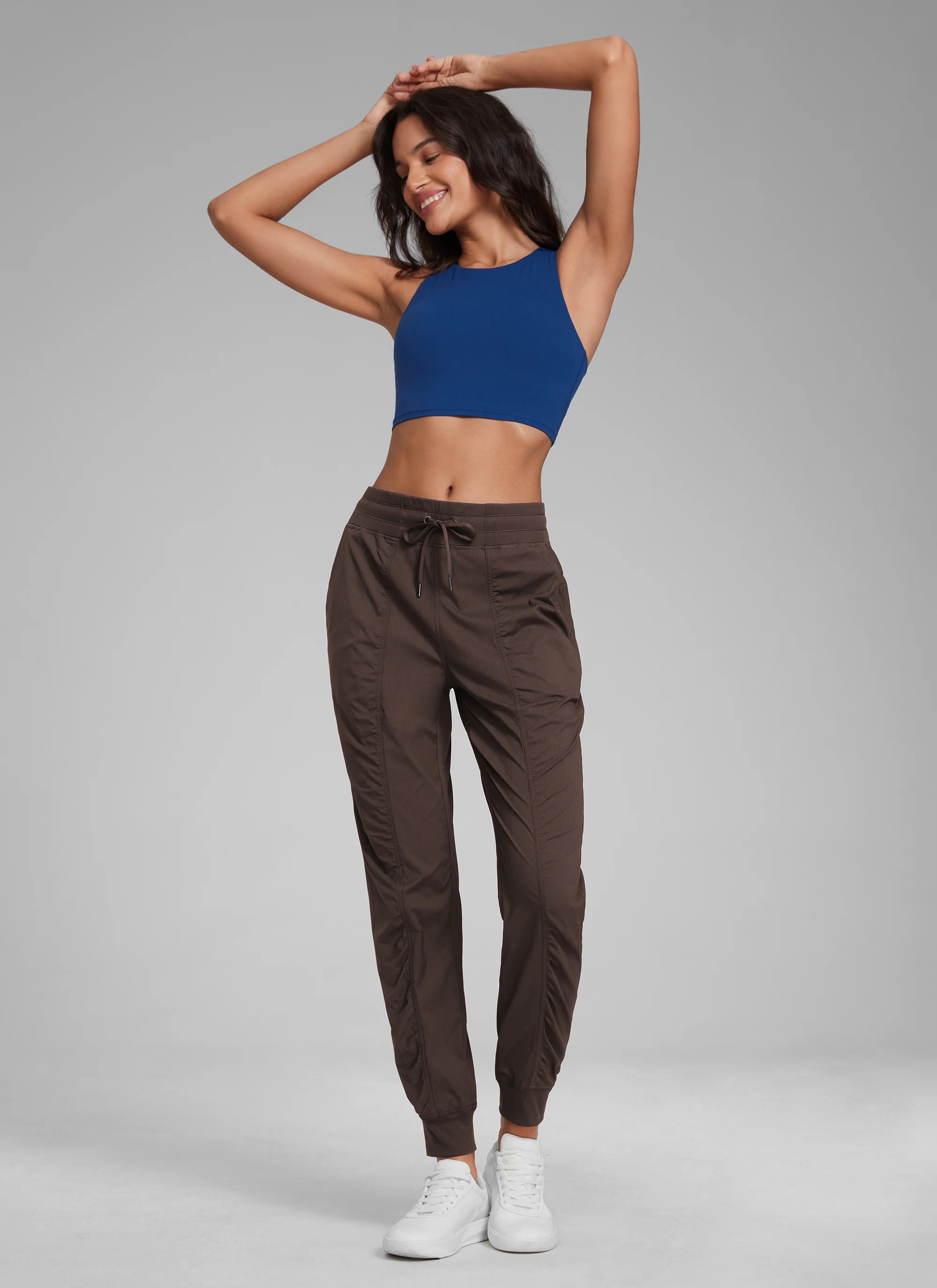 Striped Ruched Pocket Jogger 28'' - Image 16